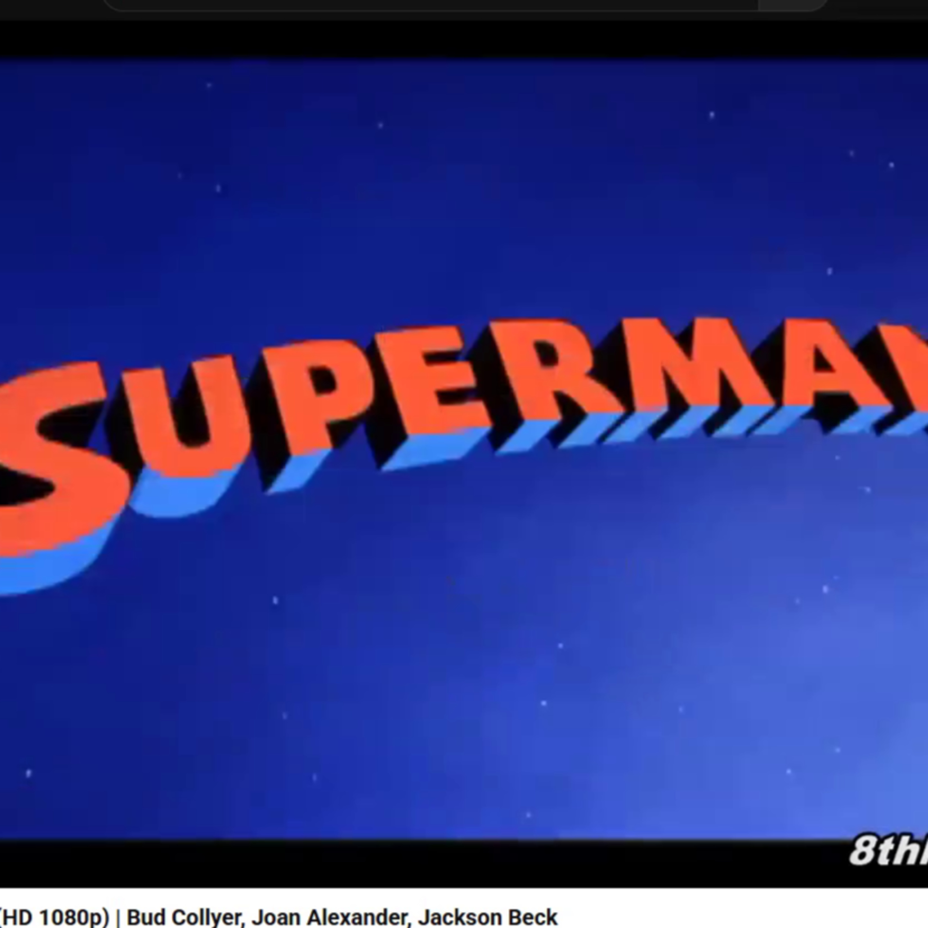 E153 SUPERMAN Fleischer CARTOON THE MAD SCIENTIST.  episode artwork