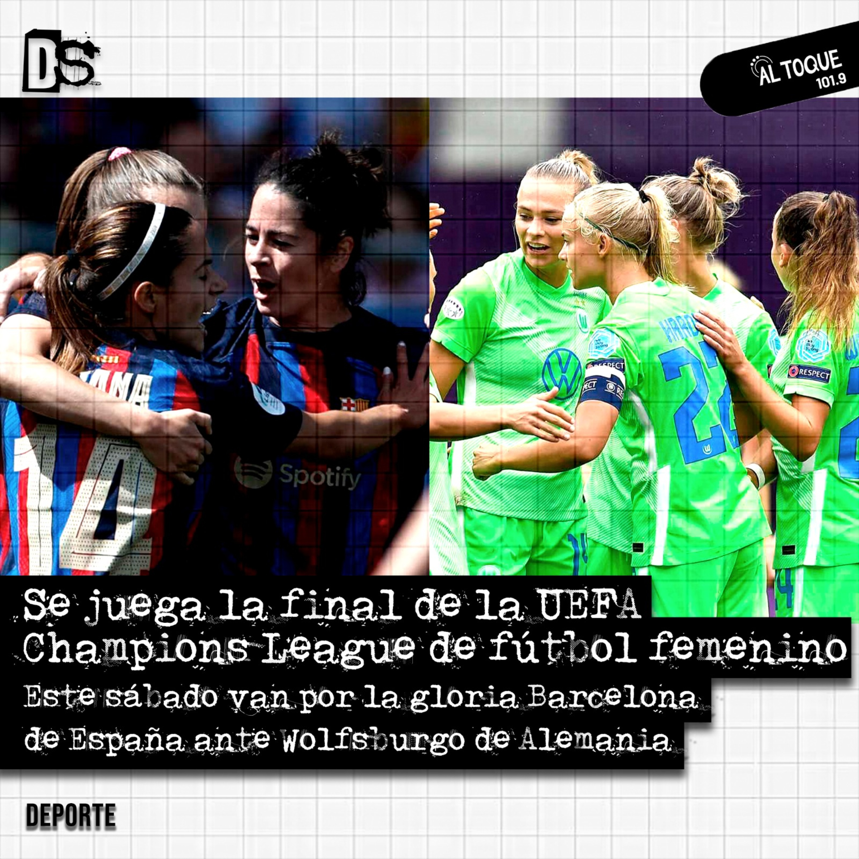 Deporte en #DemasiadoSábado | Final de la Champions League de Fútbol Femenino episode artwork