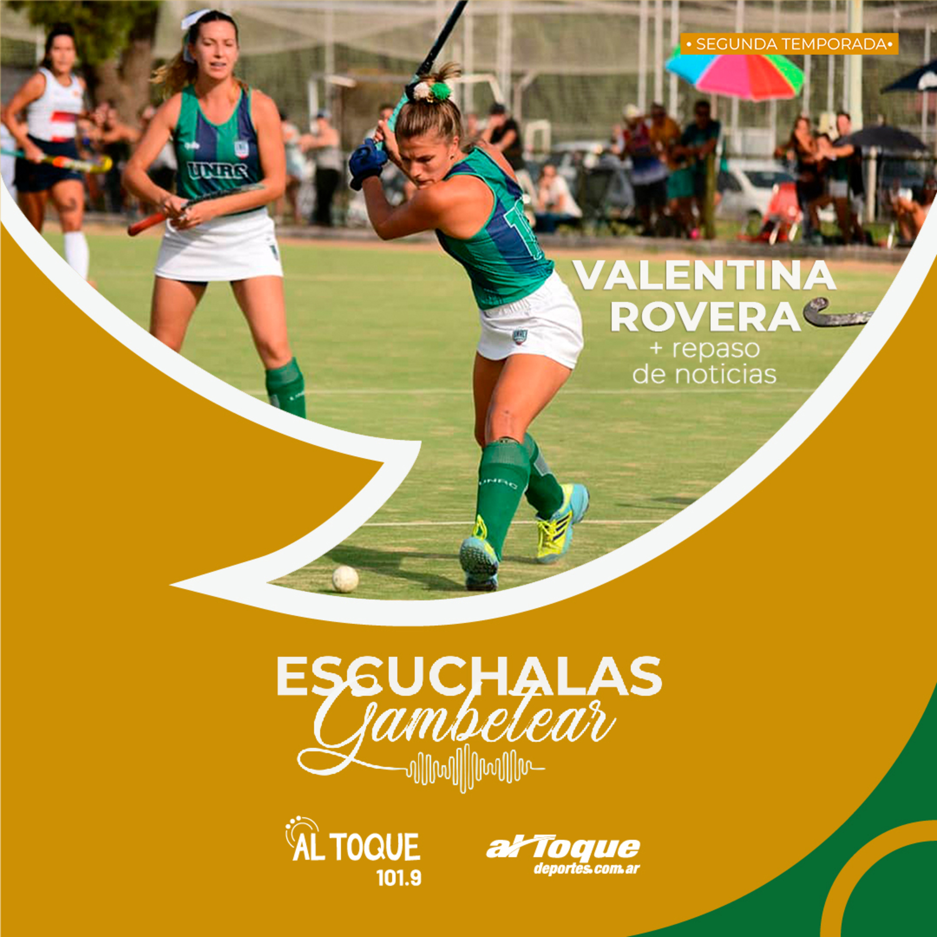 Escuchalas Gambetear - Charla con Valentina Rovera y repaso de noticias episode artwork