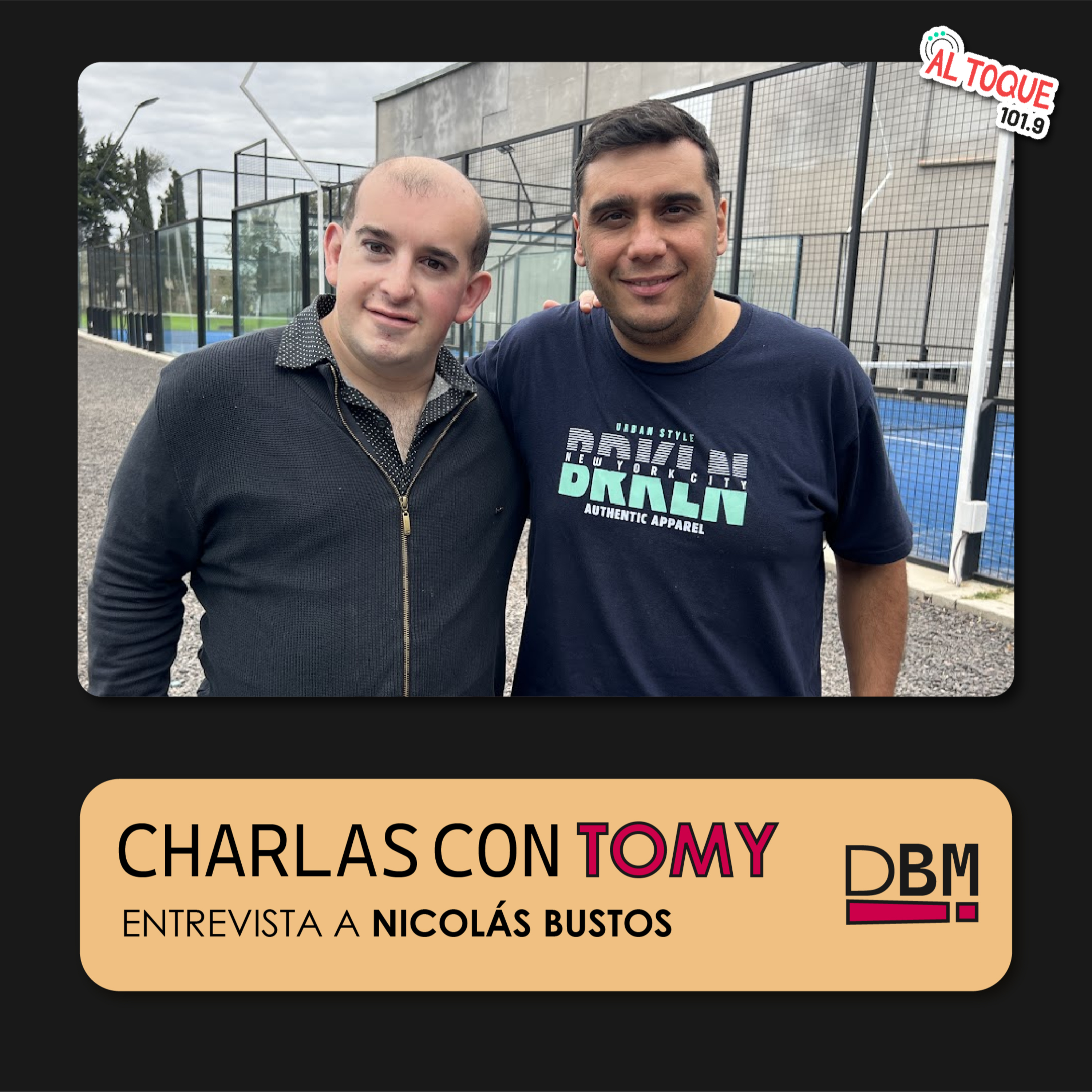 Nicolás Bustos del Complejo Arenas de Pádel habló con Tomy sobre la actualidad del deporte episode artwork