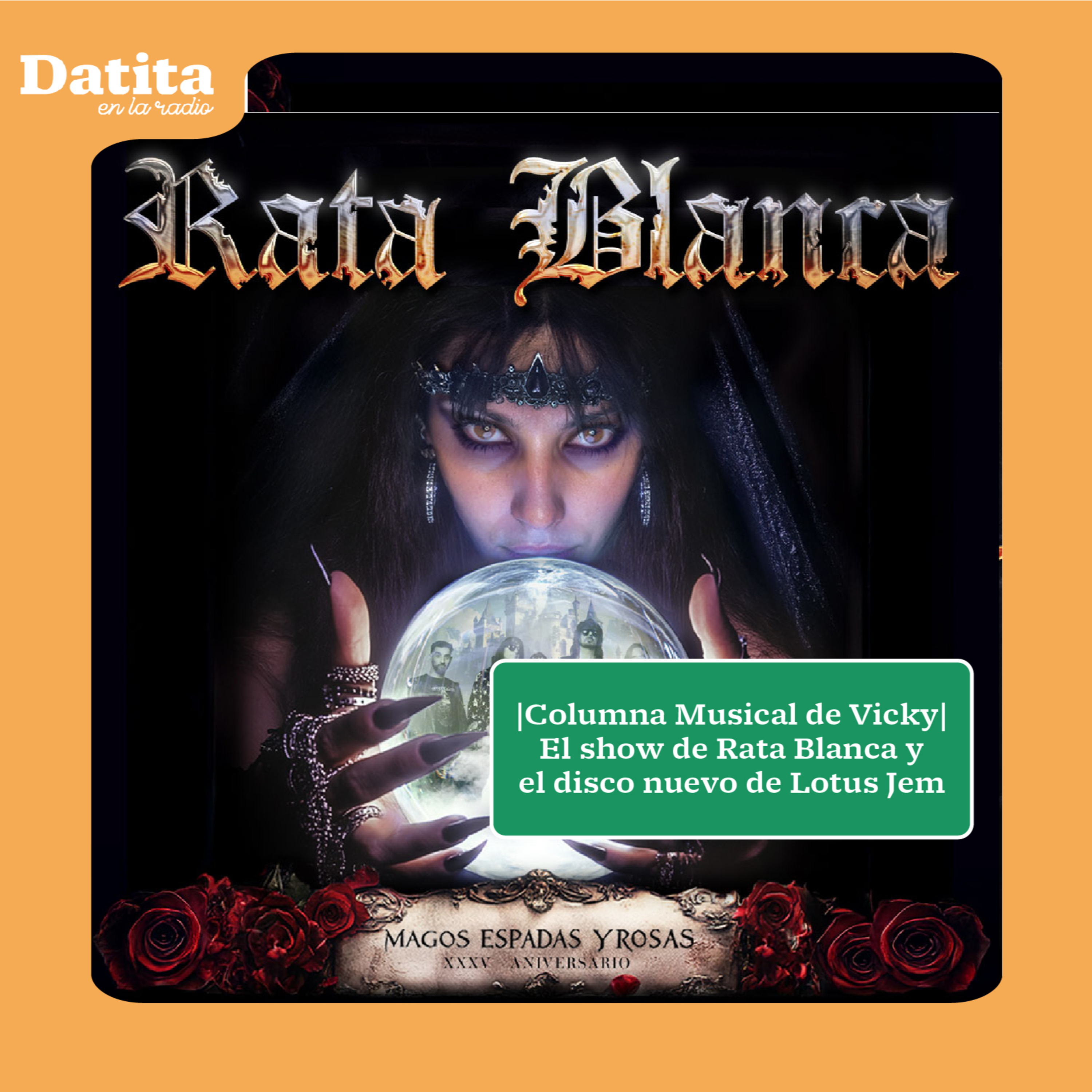 Datita en la radio | Columna musical de Vicky: nos anticipó el show de Rata Blanca y nos trajo el disco nuevo de Lotus Jem episode artwork