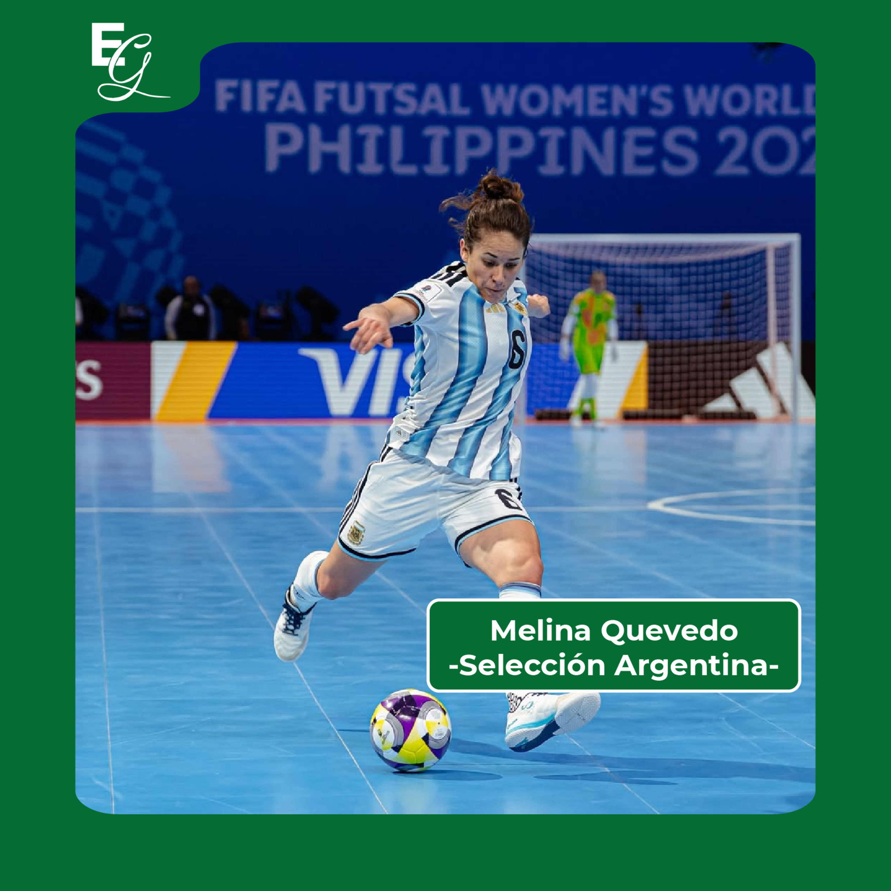 EG | Melina Quevedo, integrante de la Selección Argentina que participó del primer Mundial Femenino de Futsal de la historia episode artwork