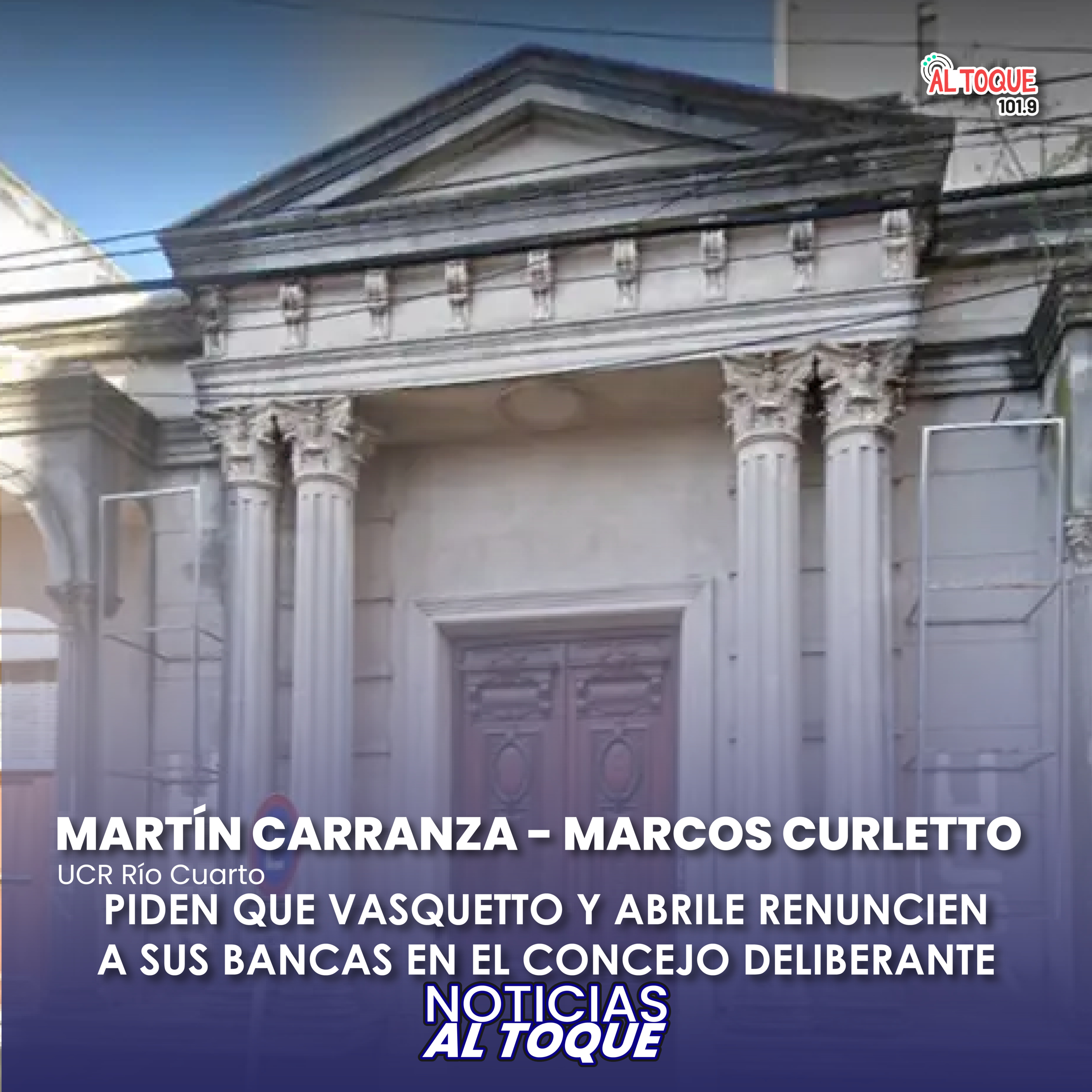 NOTICIAS AL TOQUE - Marcos Curletto, Martín Carranza episode artwork
