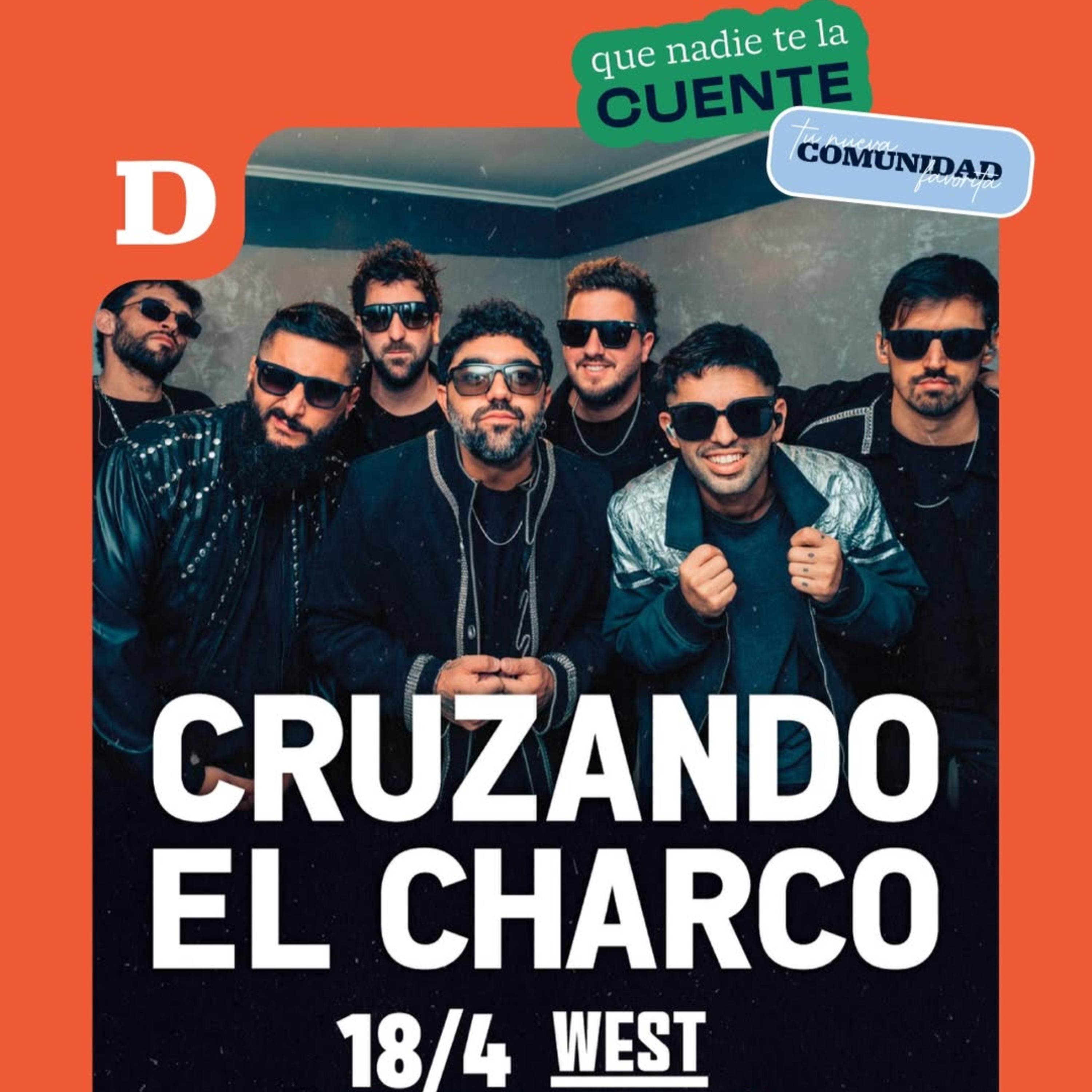 Datita en la radio | Juli nos trajo columna de "Cruzando el charco", banda que se presenta este sábado 18/4 en el Predio West episode artwork