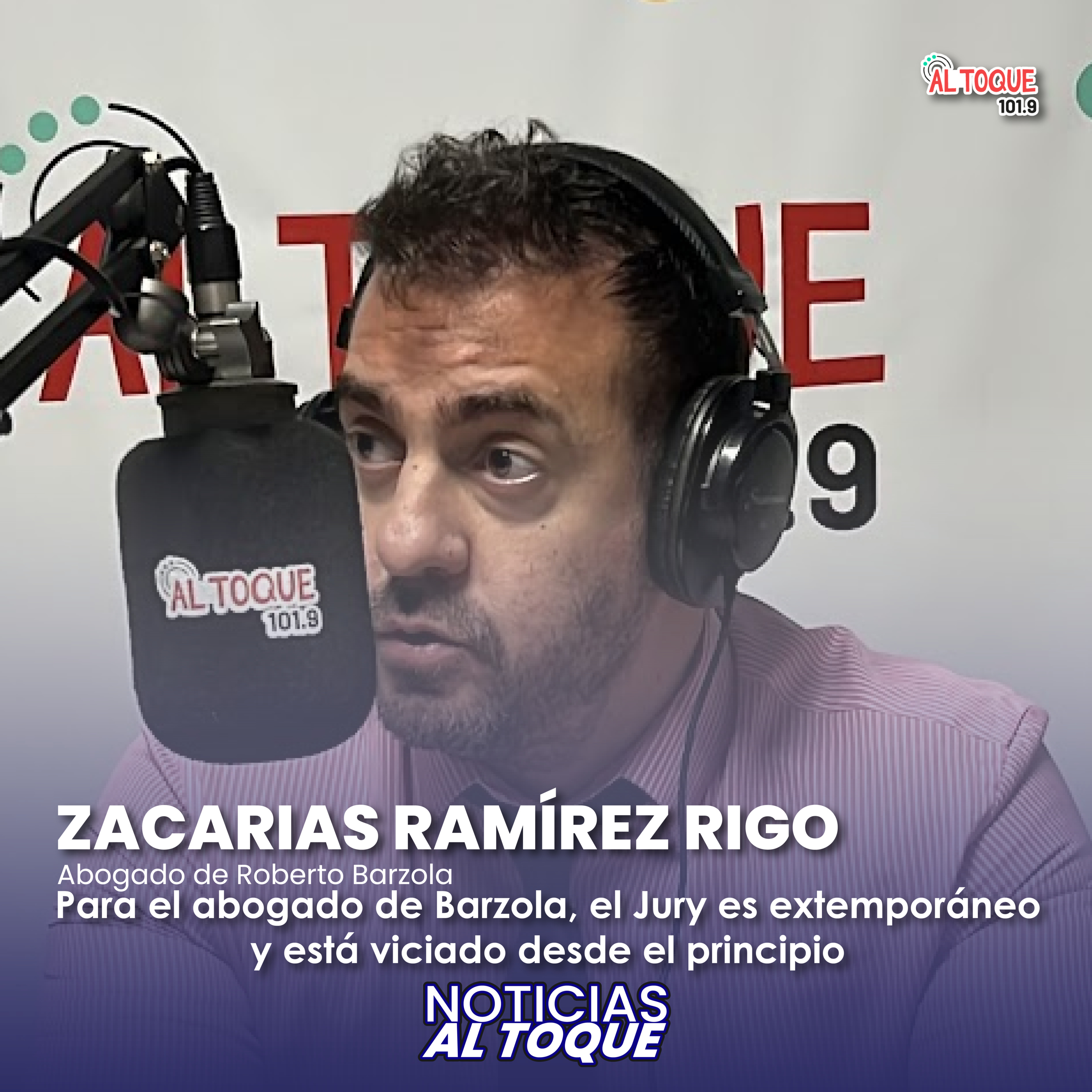 NOTICIAS AL TOQUE - Zacarias Ramírez Rigo - Abogado de Roberto Barzola episode artwork