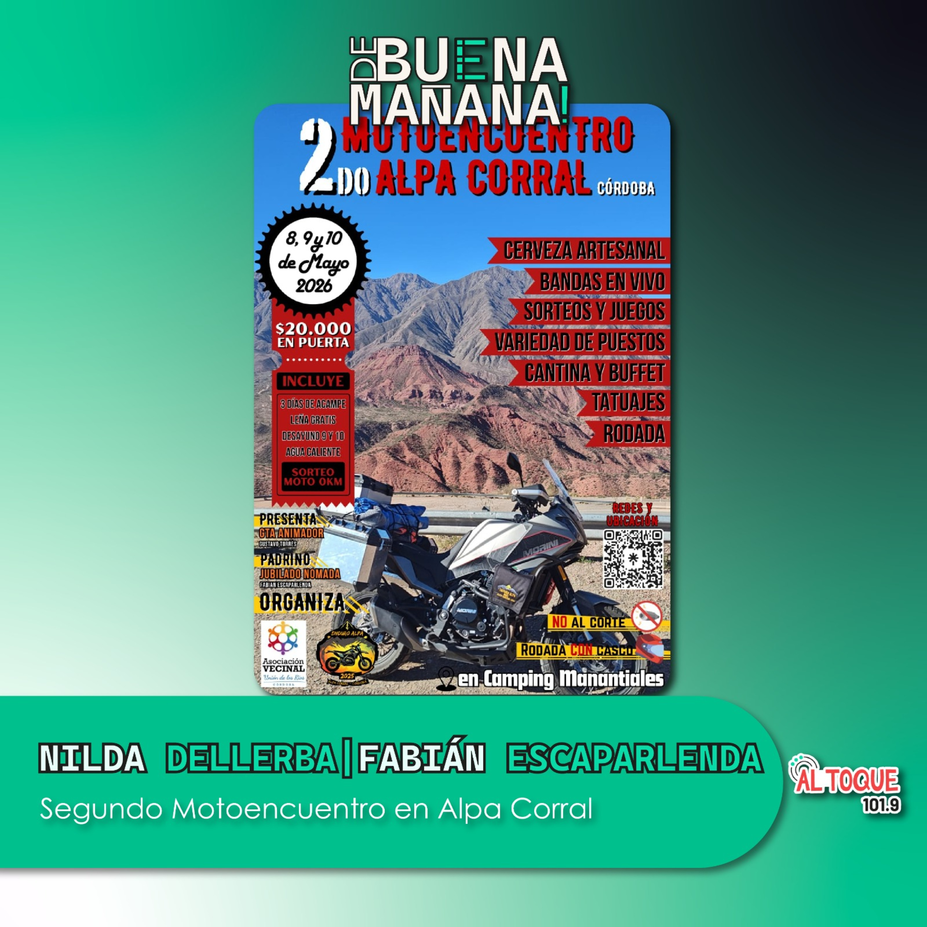De Buena Mañana- Segundo moto encuentro en Alpa Corral episode artwork