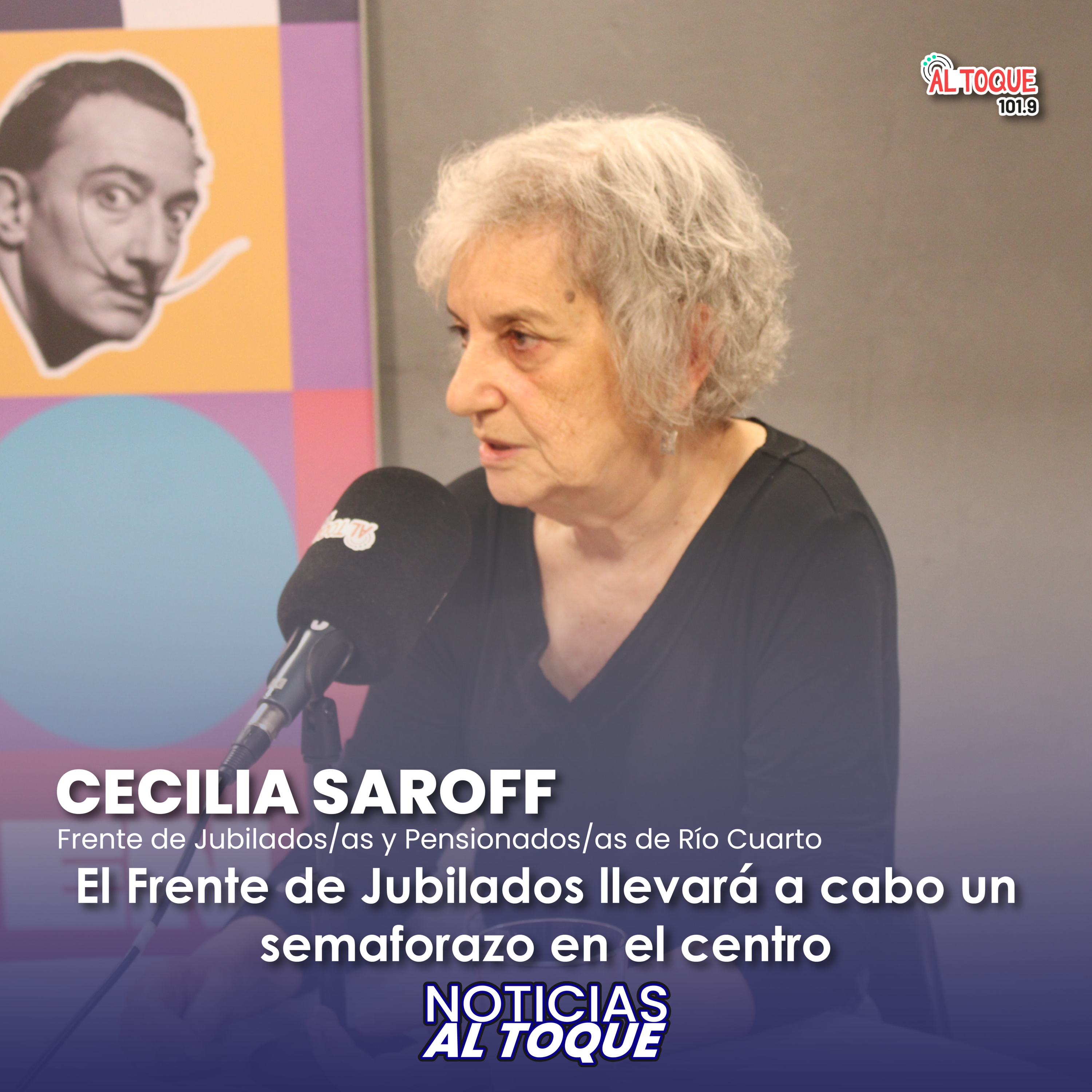 NOTICIAS AL TOQUE - Cecilia Saroff - EL FRENTE DE JUBILADOS LLEVARA A CABO UN SEMAFORAZO episode artwork