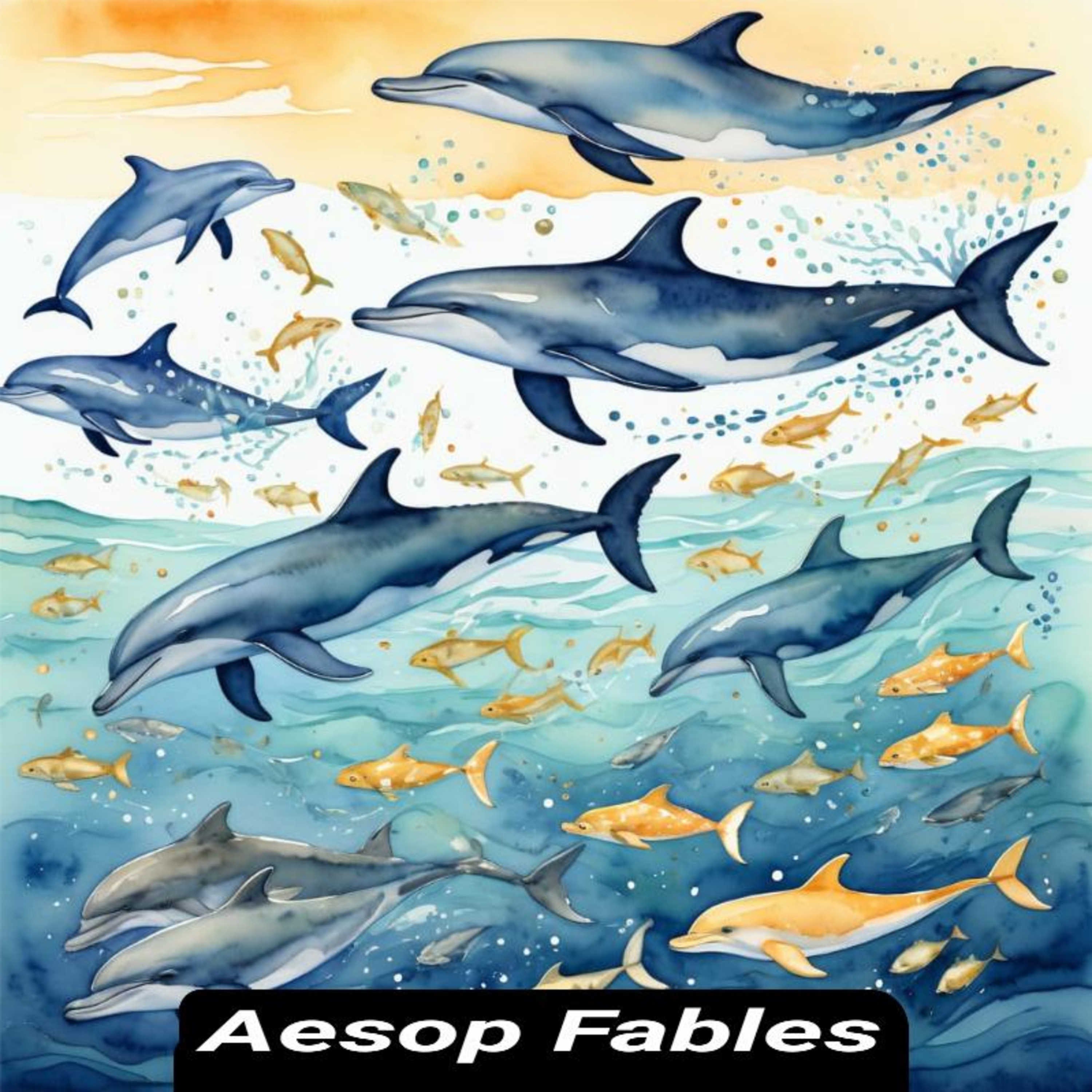 The Dolphins, The Whales, and The Sprat - Aesop Fables Kids Story Short Stories for Children and Adults