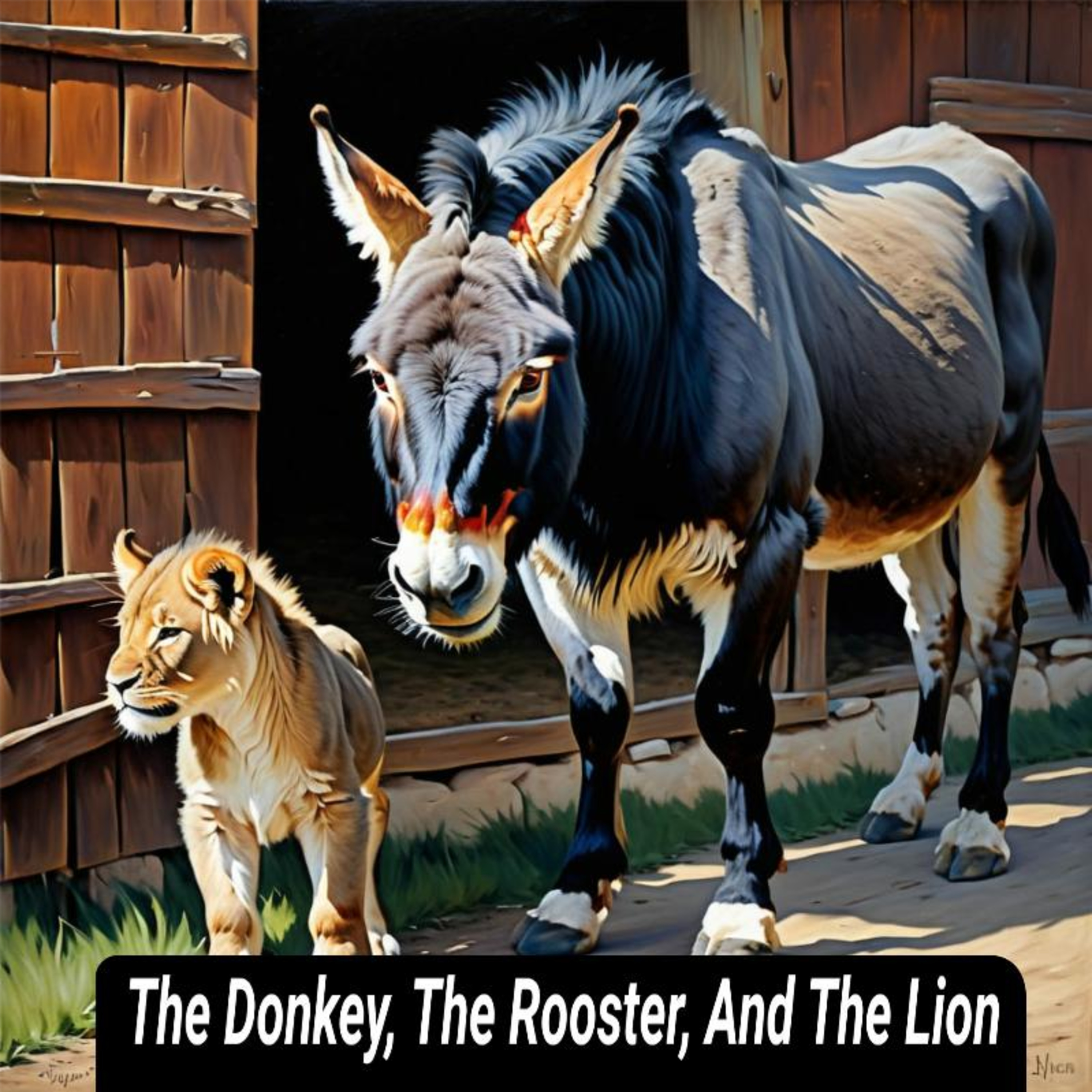 The Donkey, The Rooster, And The Lion - Kids Story Short Stories for Children and Adults