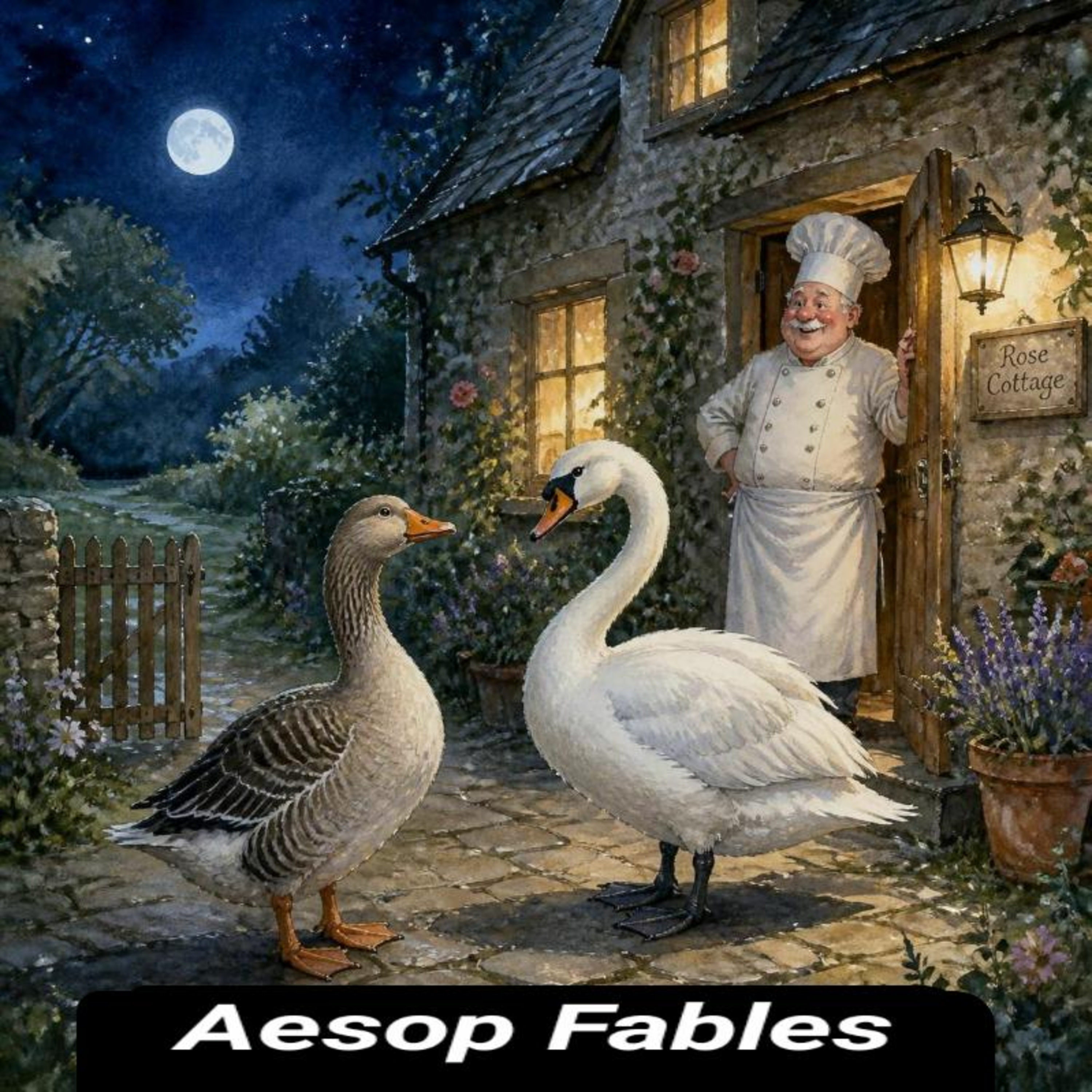 The Swan and the Goose - Aesop Fable - Kids Story - Stories for Children and Adults