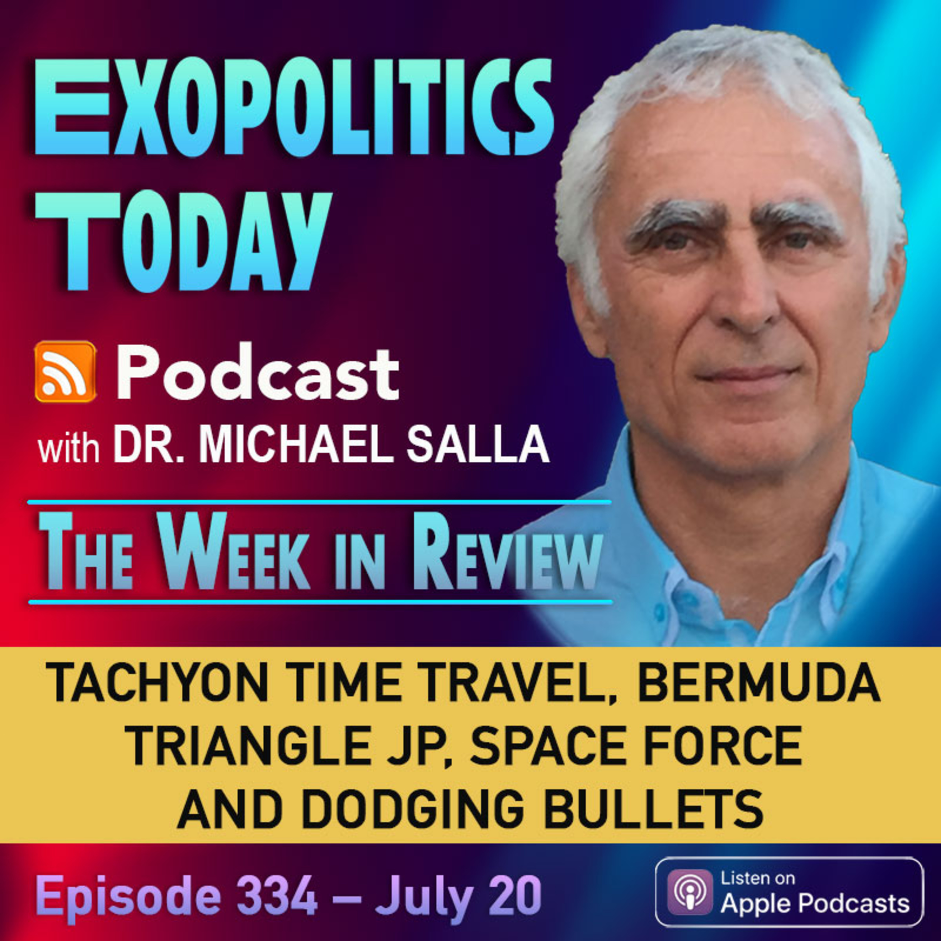 Tachyon Time Travel, Bermuda Triangle JP, Space Force and Dodging Bullets