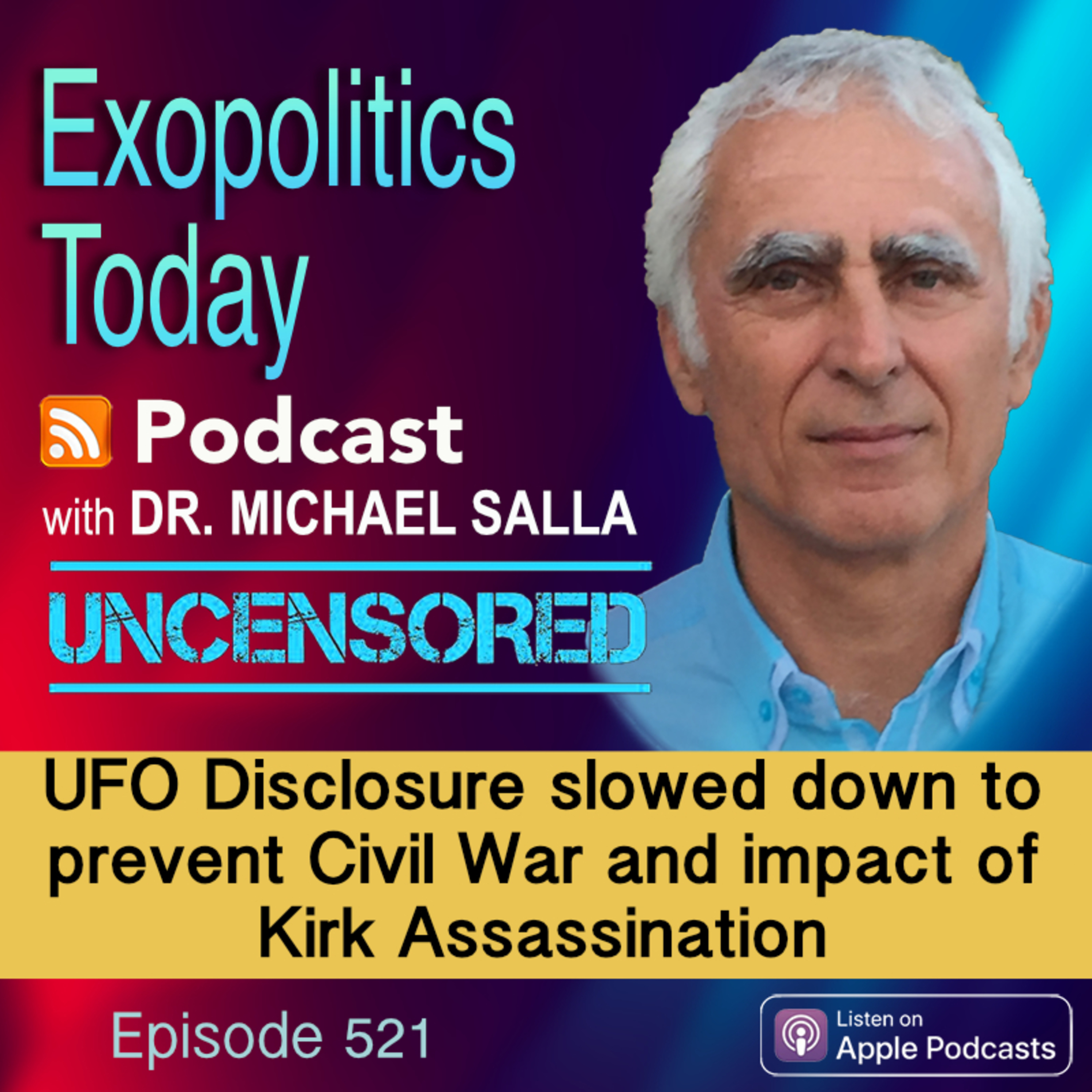 UFO Disclosure slowed down to prevent Civil War and impact of Kirk Assassination