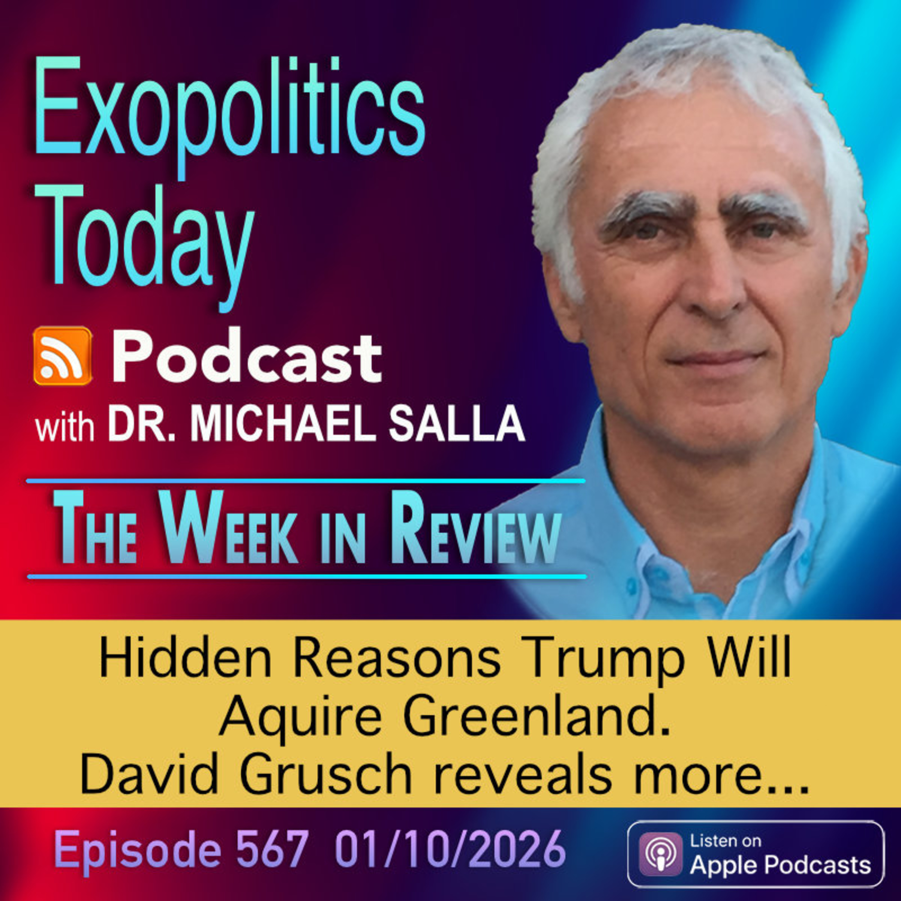 HIdden Reasons Trump Will Aquire Greenland, David Grusch reveals more...