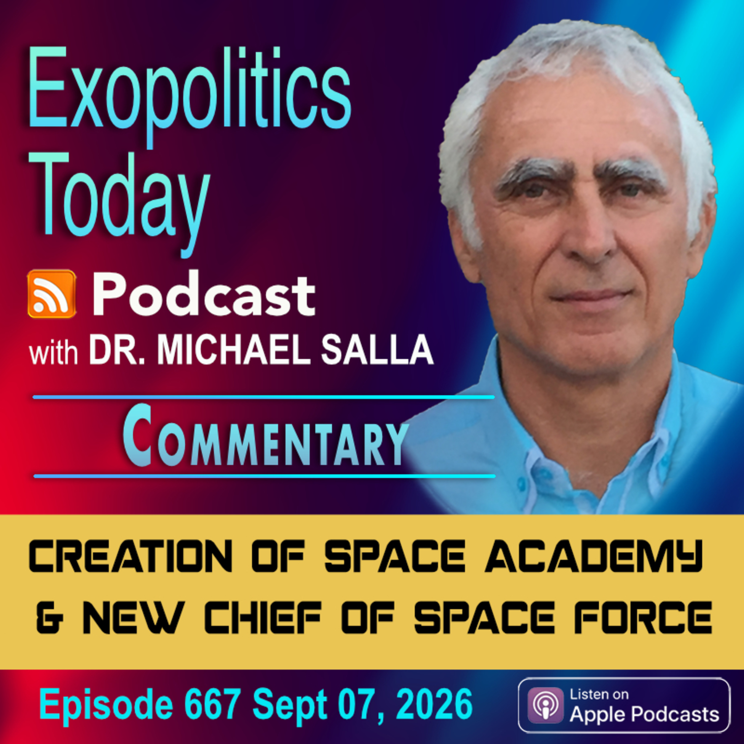 Creation of Space Academy & New Chief of Space Force episode artwork