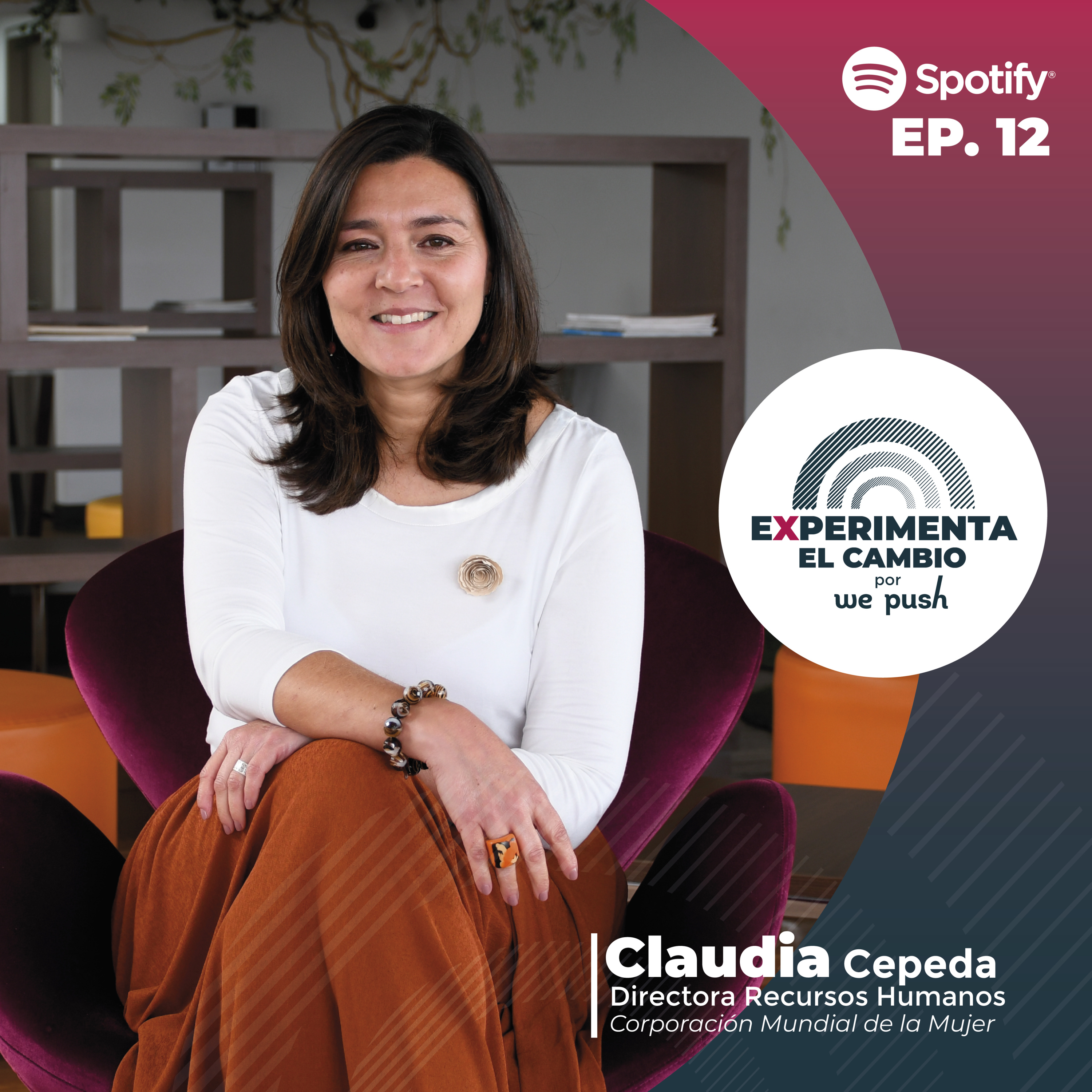 EP12. | Hablamos de los retos de género con: Claudia Cepeda Directora de Recursos Humanos de la CMMC  episode artwork