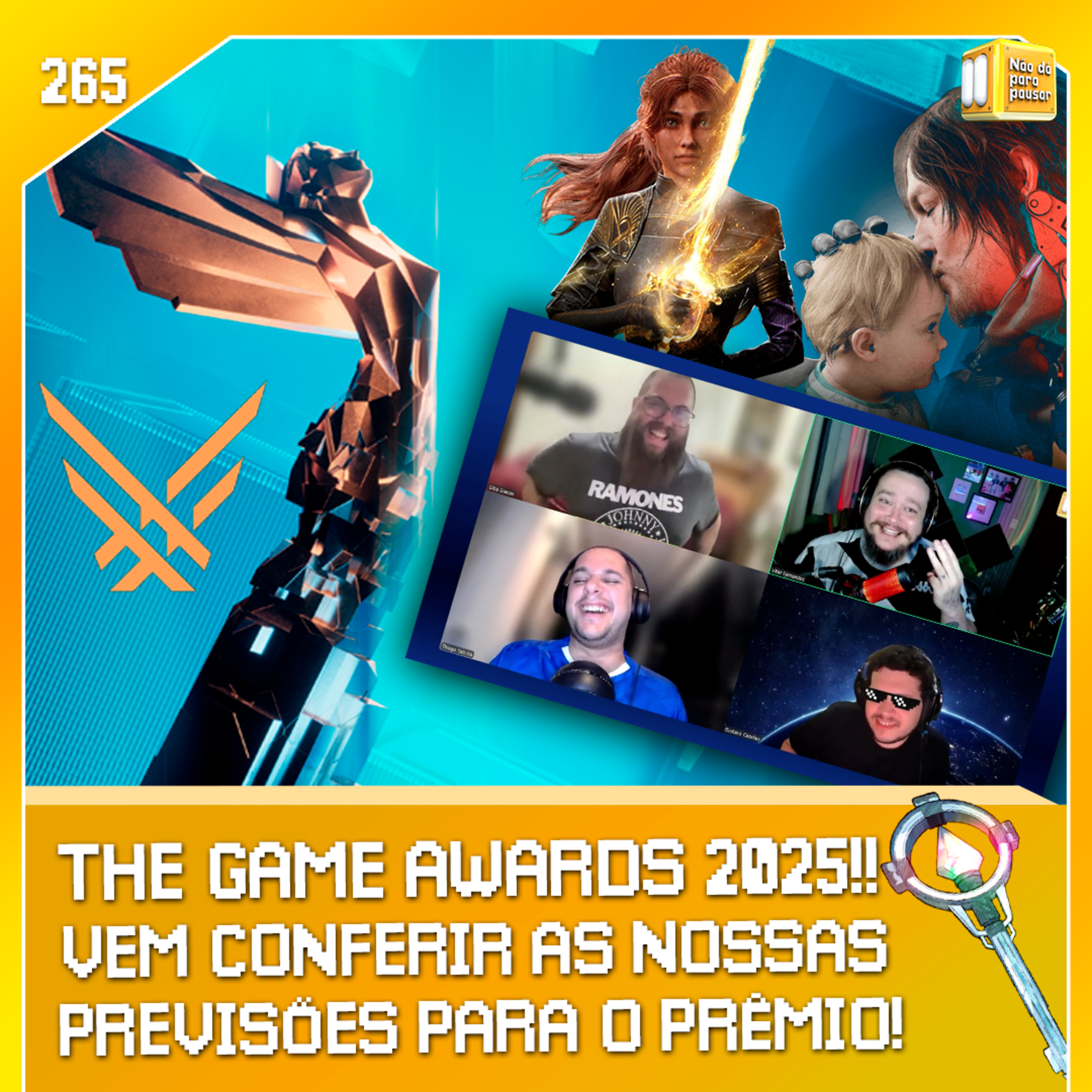 The Game Awards 2025! Nossos palpites! | NDPP #265 episode artwork
