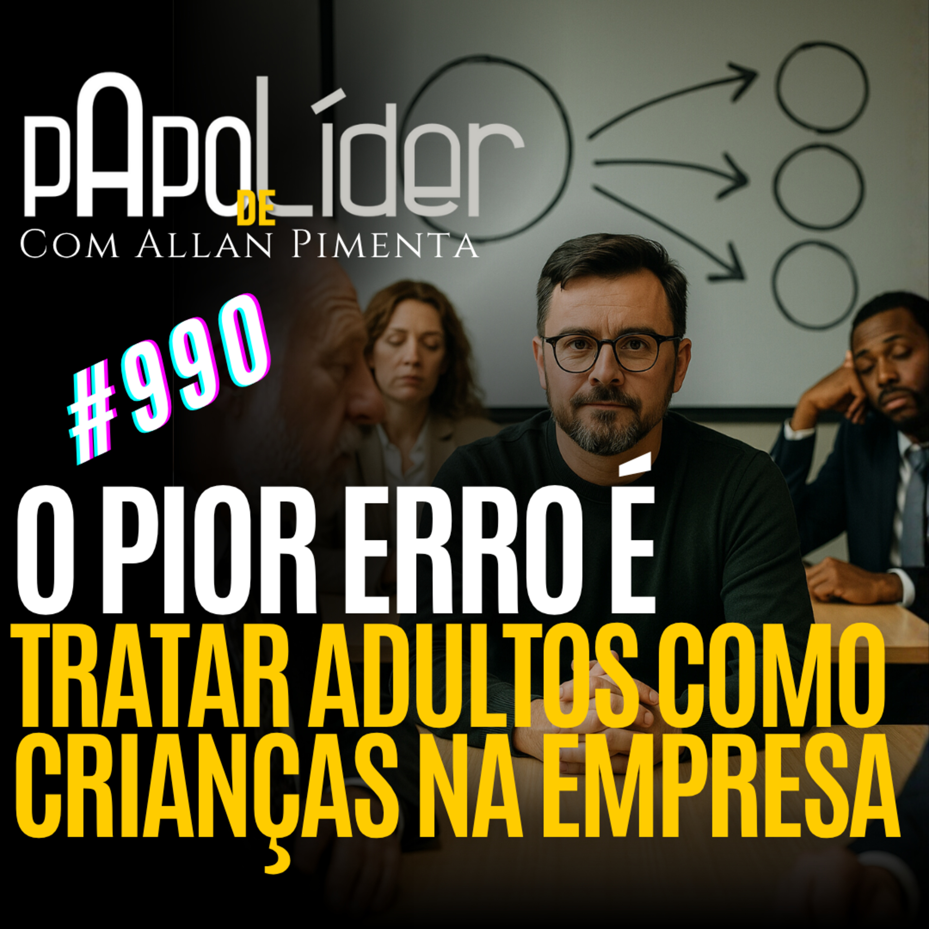 #990 — O pior erro é tratar adultos como crianças na empresa episode artwork