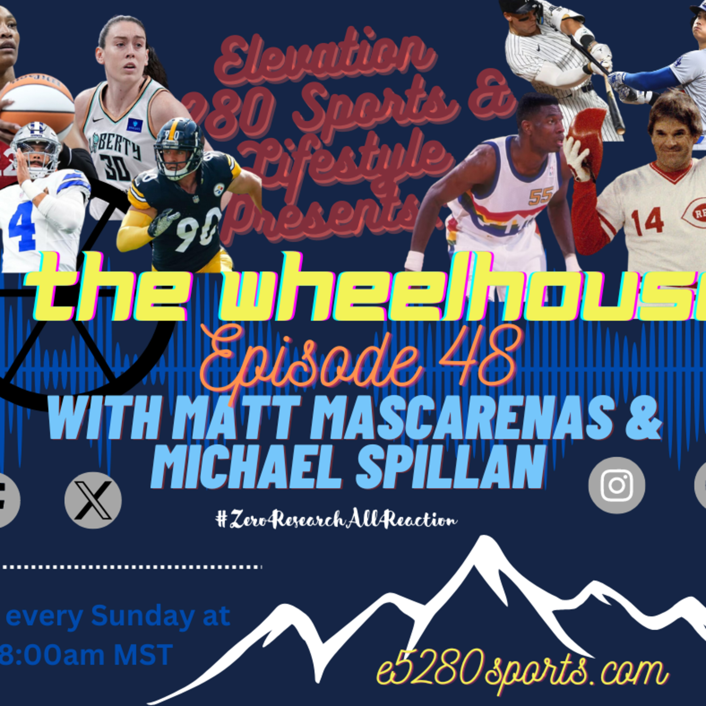 'The Wheelhouse' Ep. 48- "Dikembe, Playoff Dingers & Football Drama" episode artwork