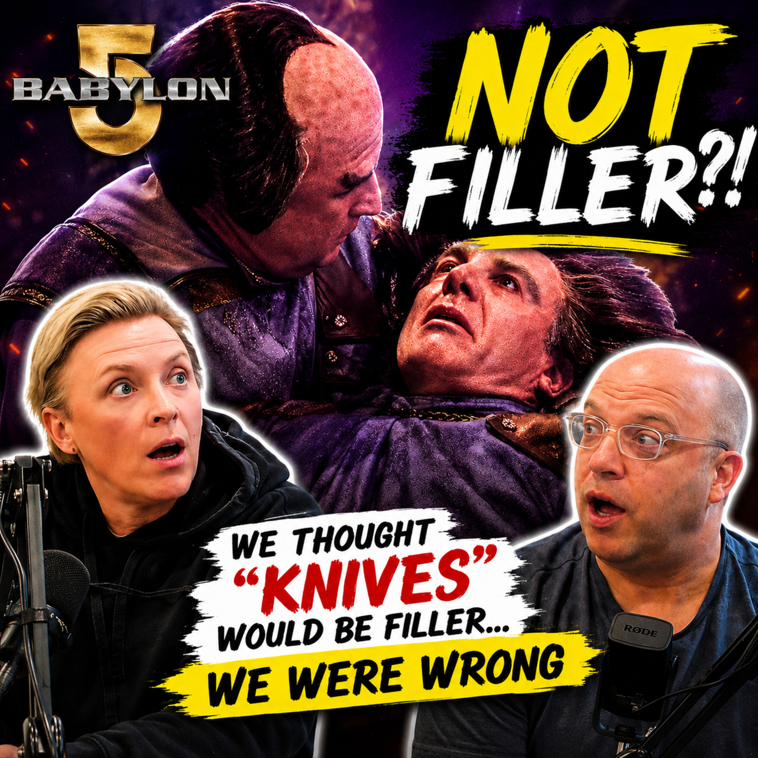 RWP 258 Babylon 5 - KNIVES (2X17) Review episode artwork