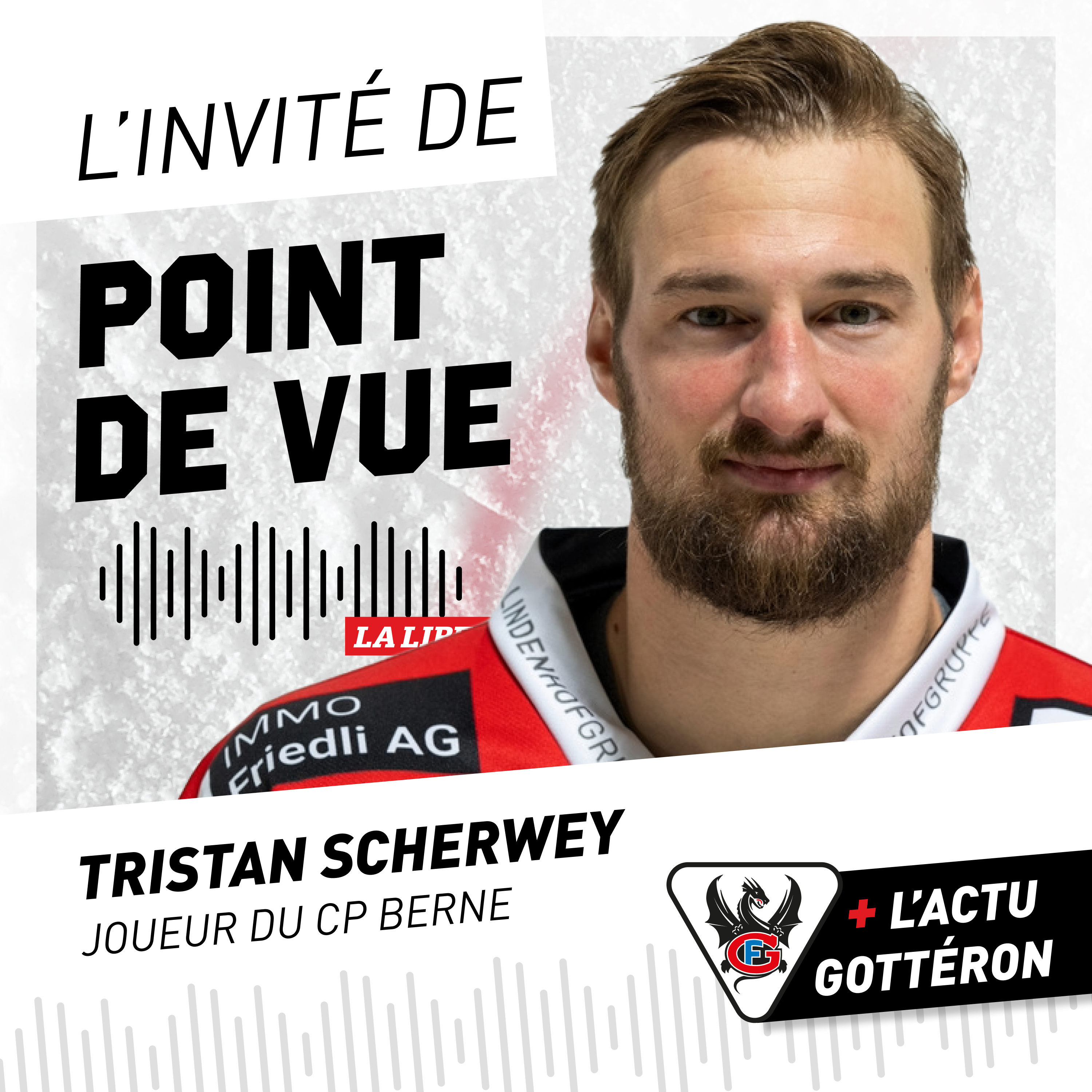 #10 avec Tristan Scherwey, joueur du CP Berne