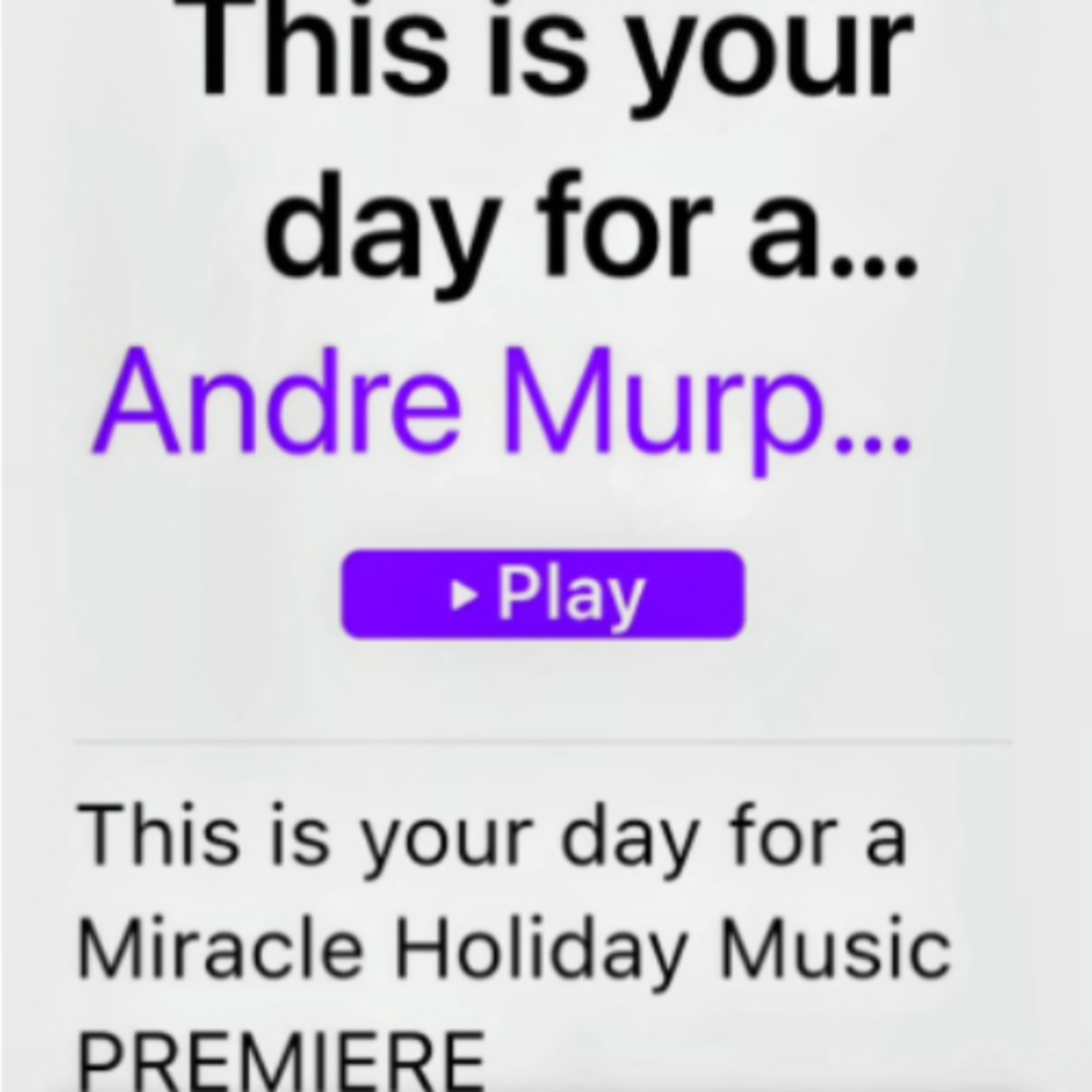 Andre Murphy Ministries PodcastThis is Your day for a Miracle Broadcast