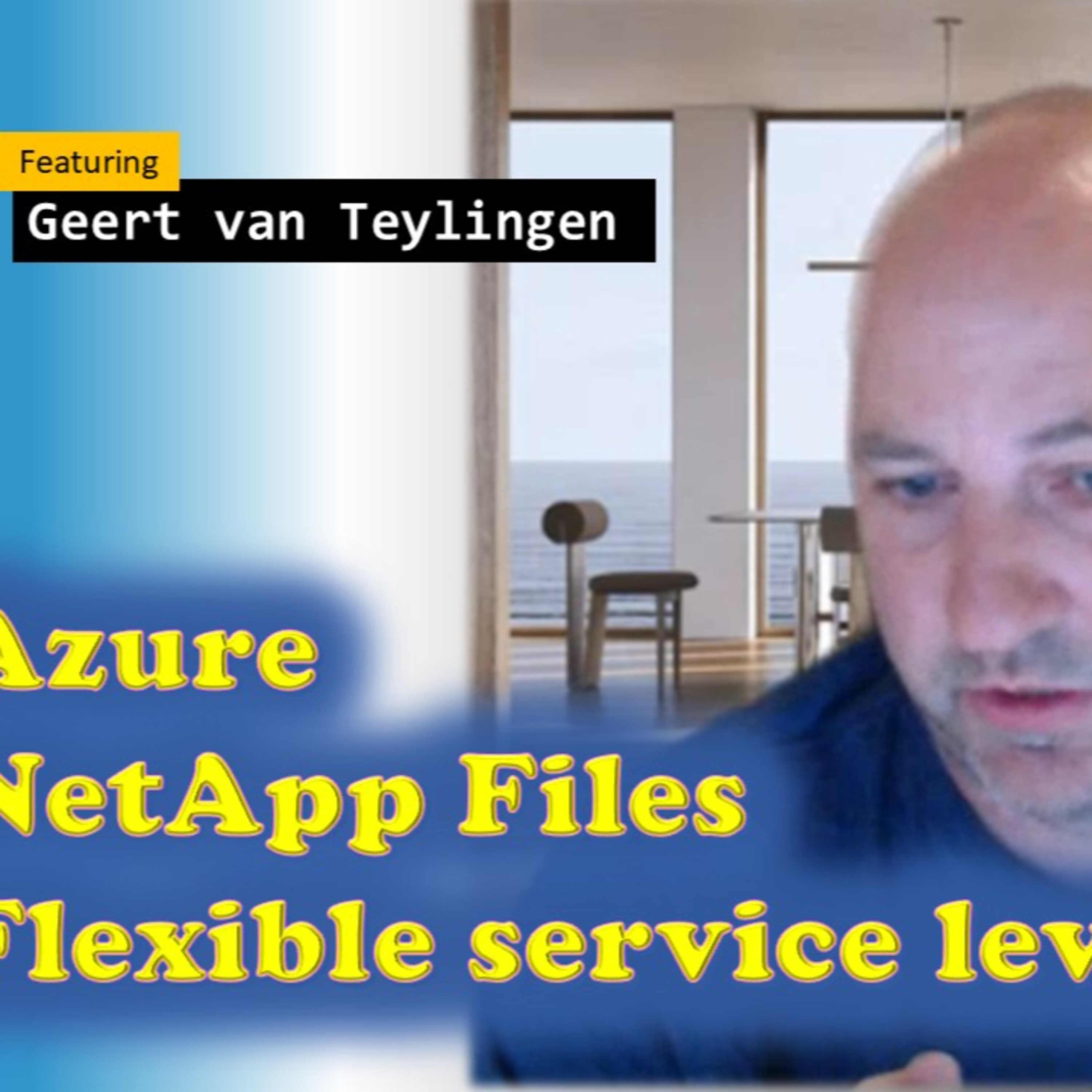 #239 - The one with Azure NetApp Files Flexible service level (Geert van Teylingen) | SAP on Azure Video Podcast episode artwork