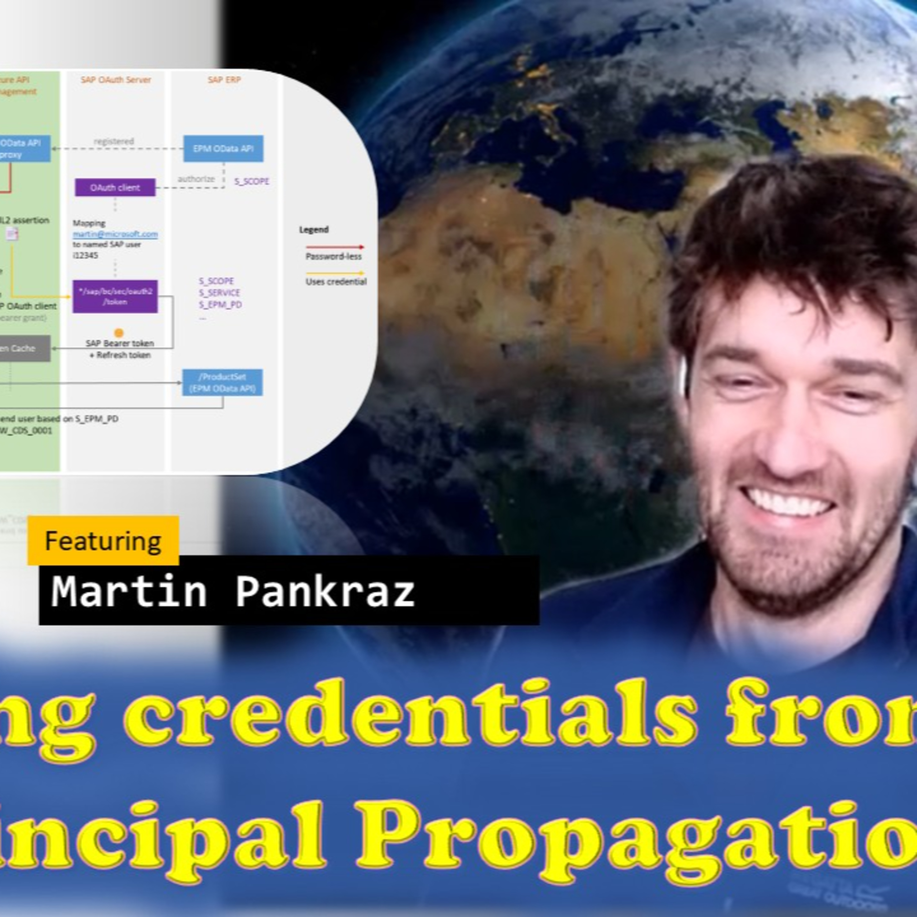 #240 - Dropping credentials from SAP Principal Propagation (Martin Pankraz) | SAP on Azure Video Podcast episode artwork