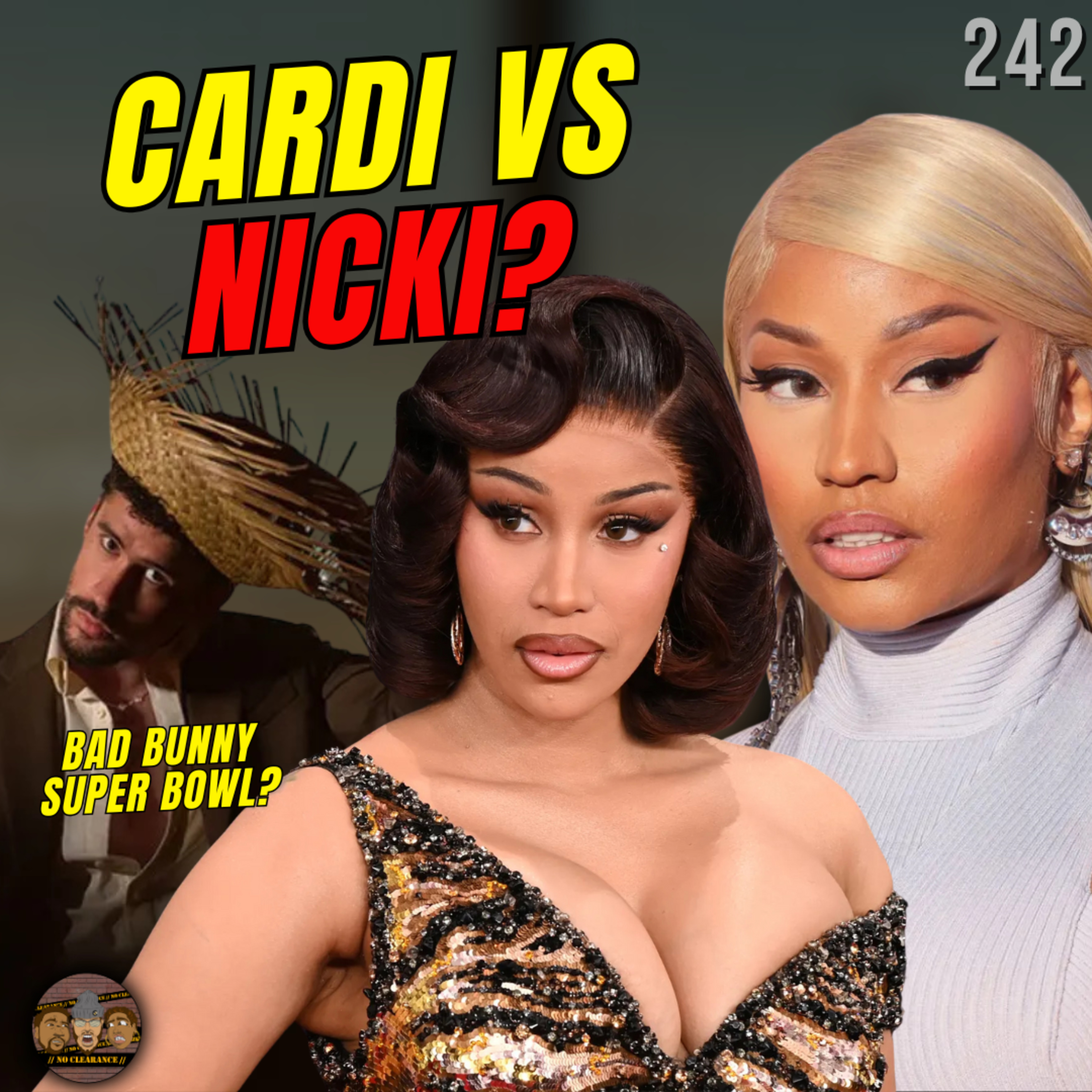 Cardi B vs Nicki Minaj Heats Up! + Bad Bunny’s Super Bowl Takeover episode artwork