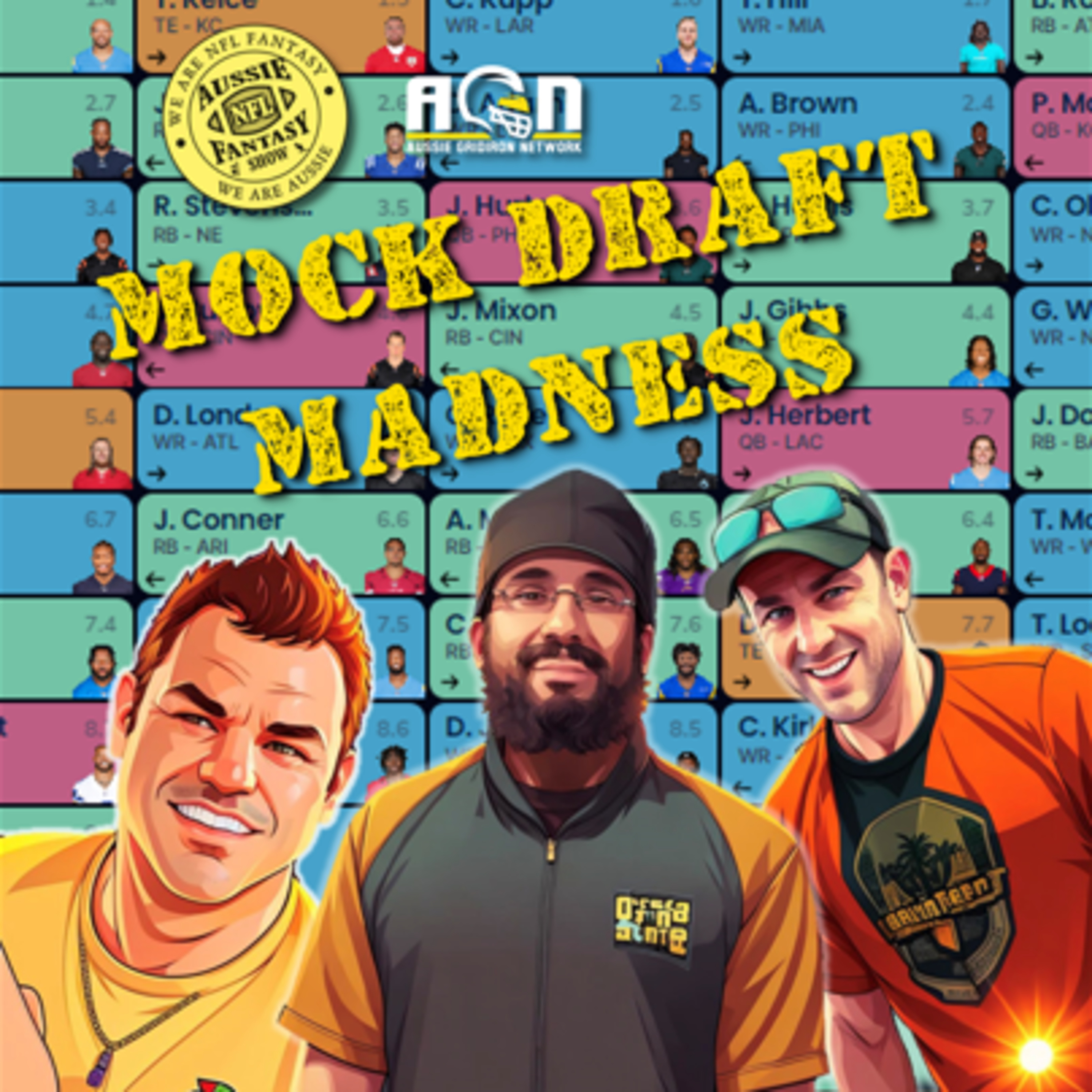 Aussie NFL Fantasy - Mock Draft Mania episode artwork