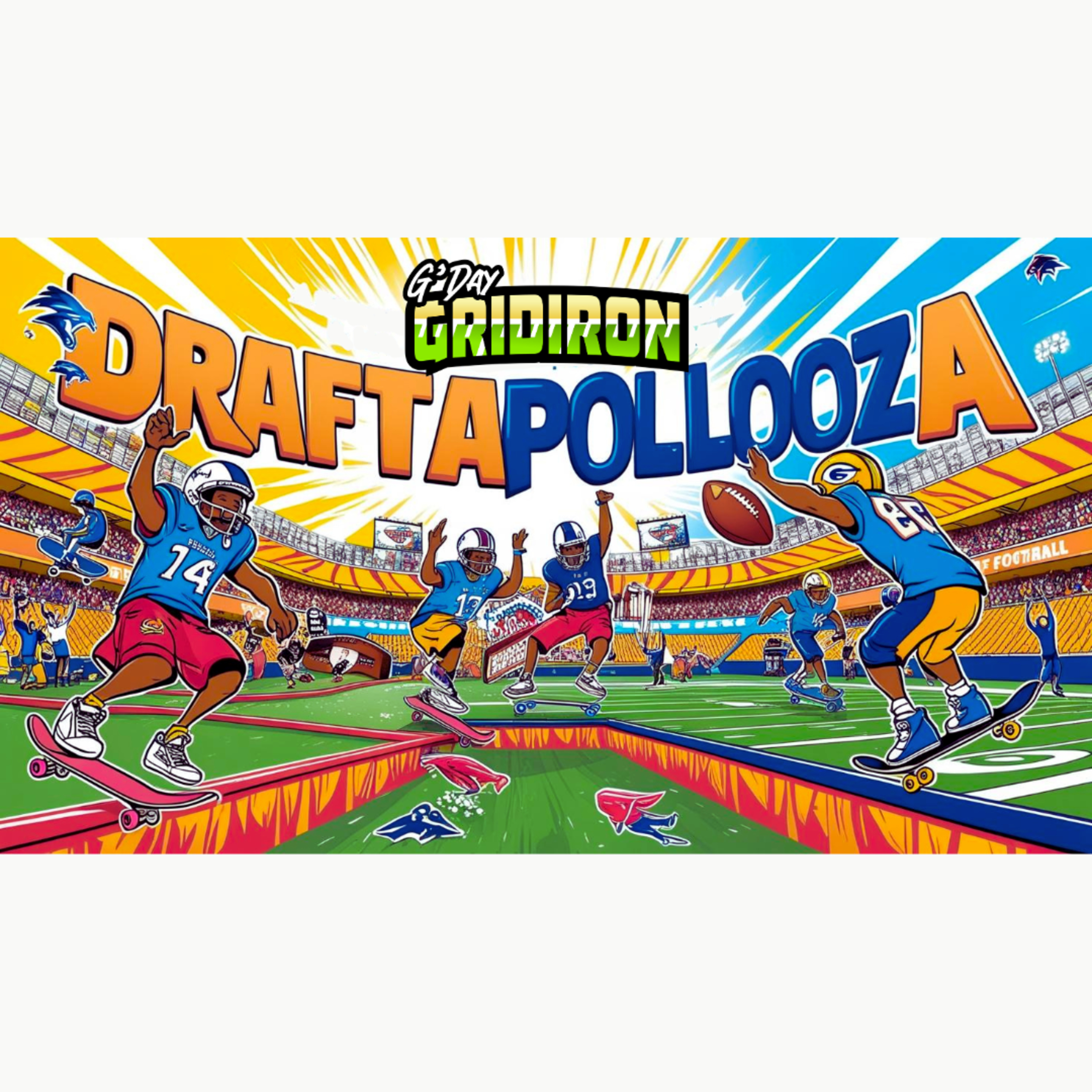 2025 Gday Gridiron DRAFTAPOLLOOZA! episode artwork