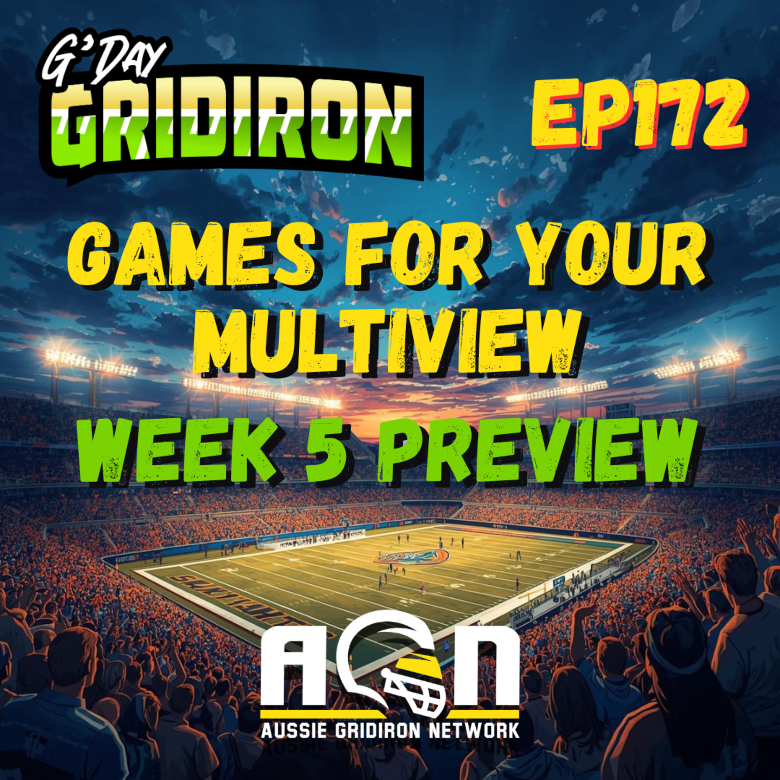 Gday Gridiron - Games for your Multiview & Monday Night Football! Week 5 Previews