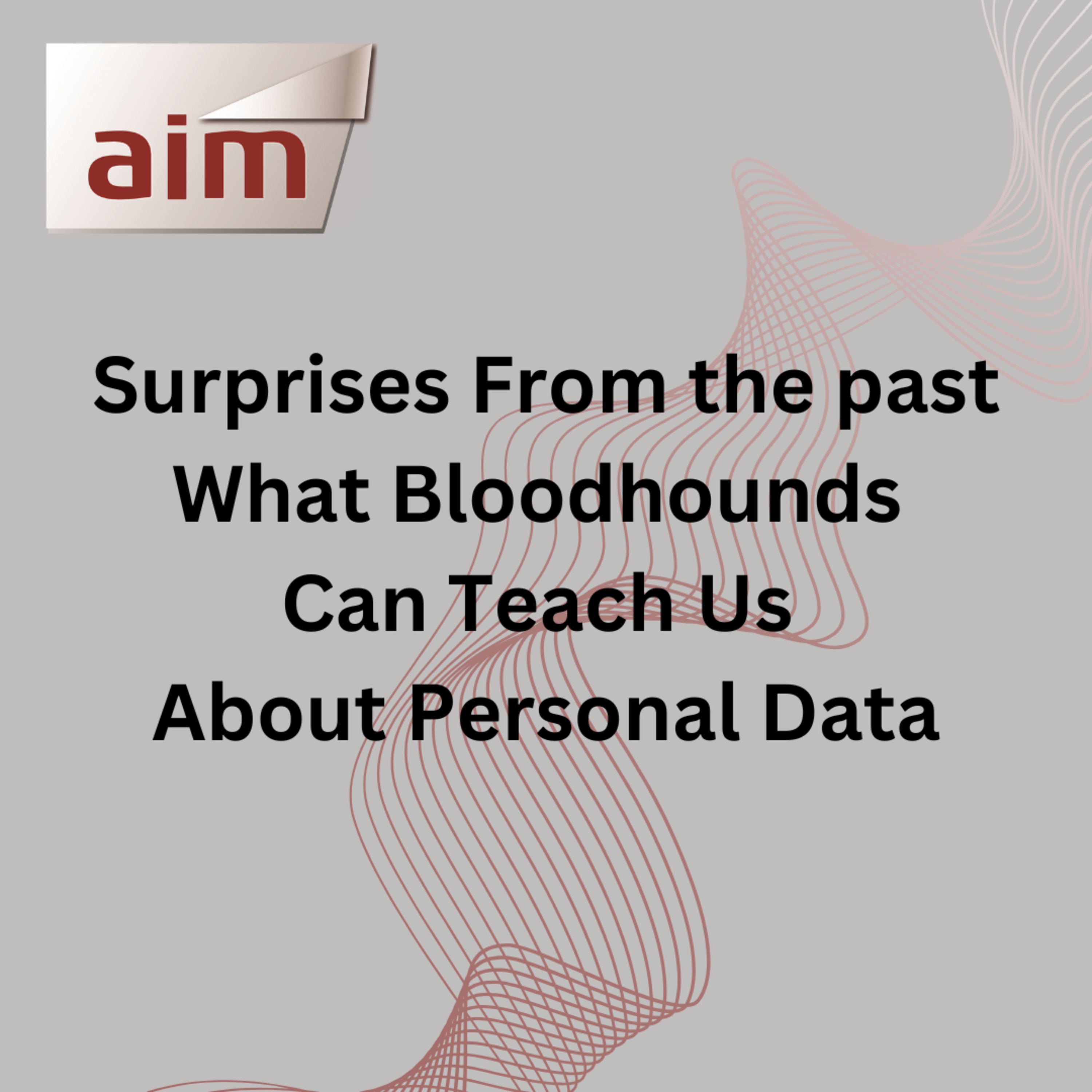 Surprises From the past - What Bloodhounds Can Teach Us About Personal Data episode artwork
