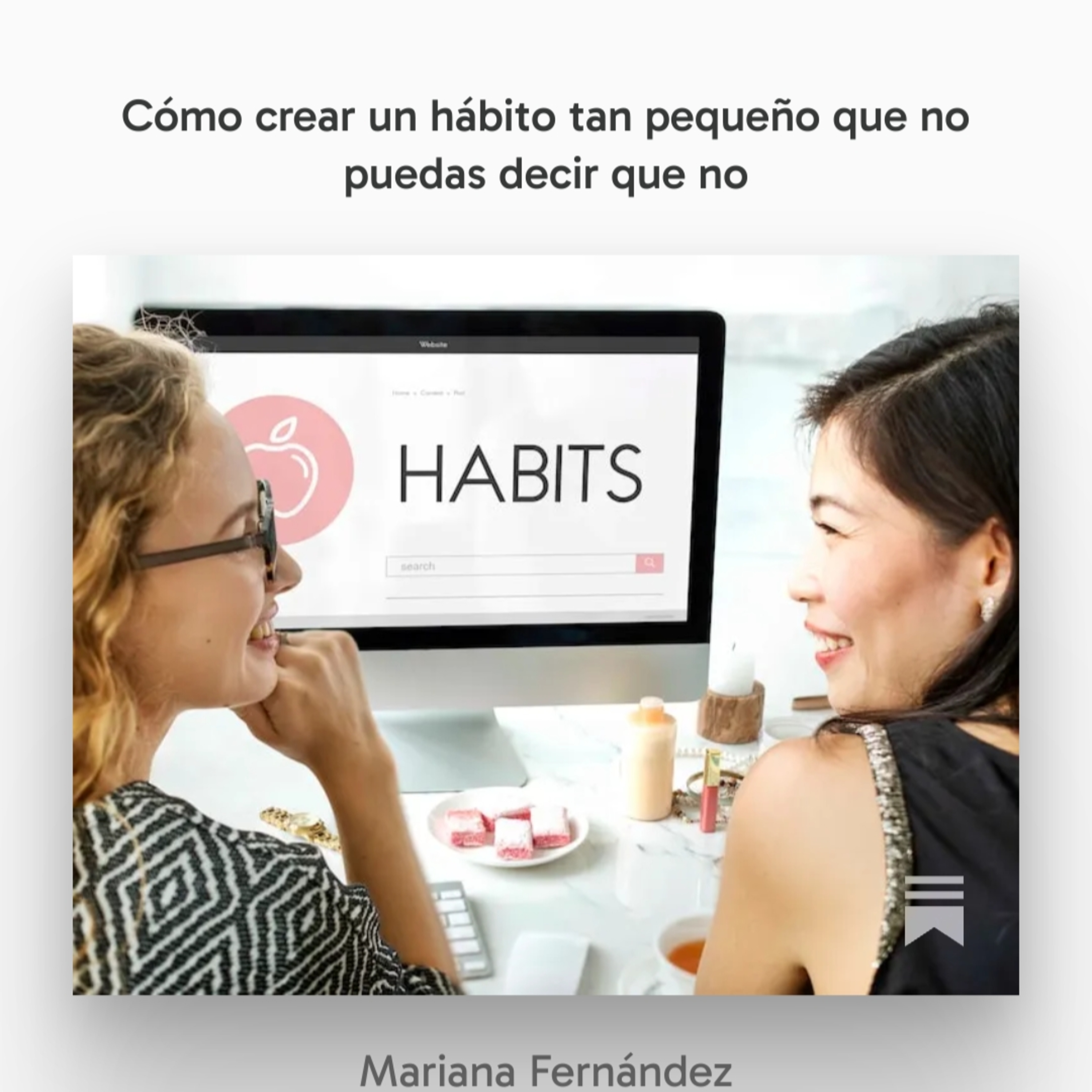 Ep.85 Cómo crear un hábito tan pequeño que no puedas decir que no episode artwork