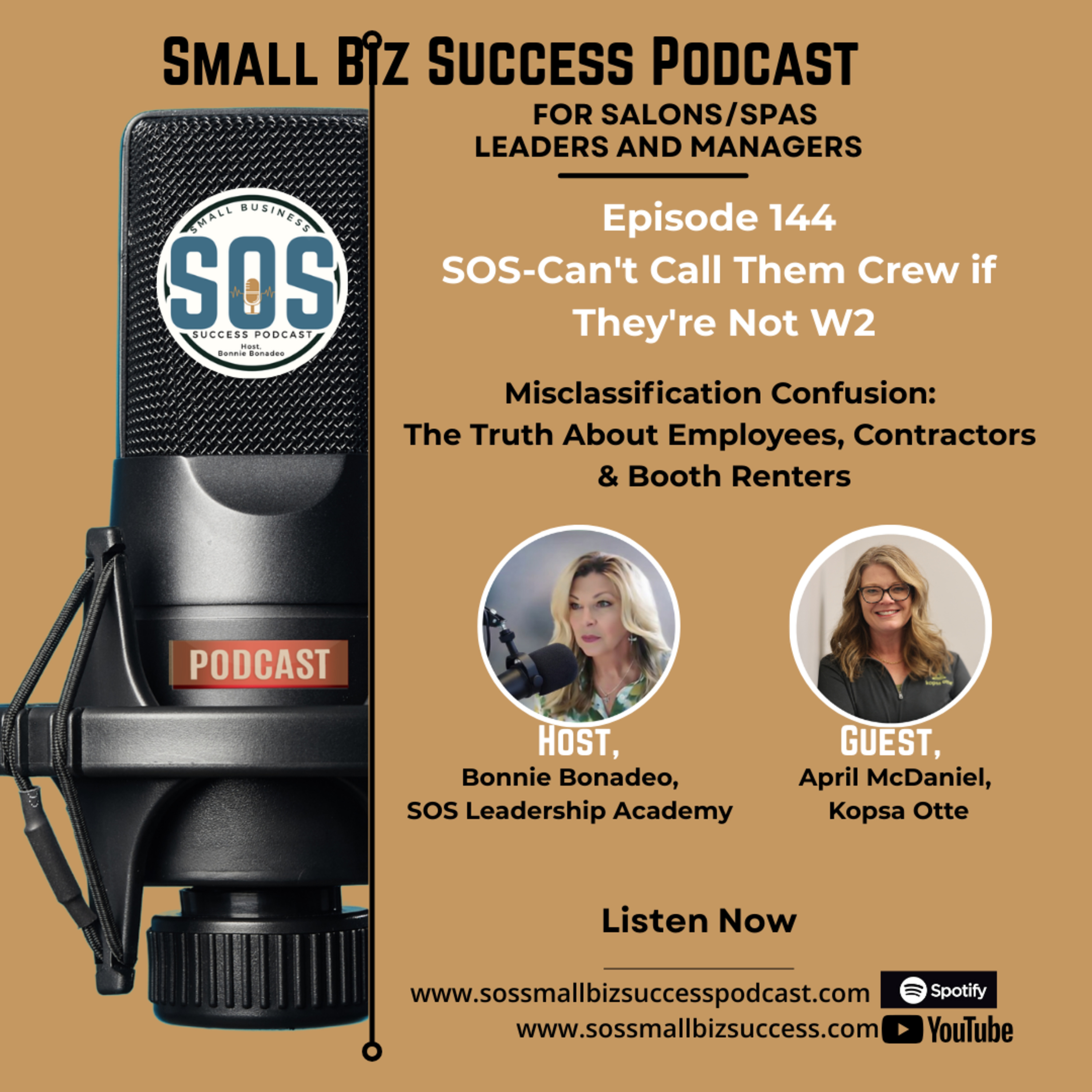 SOS Small Business Success for Salons & Spas Owners