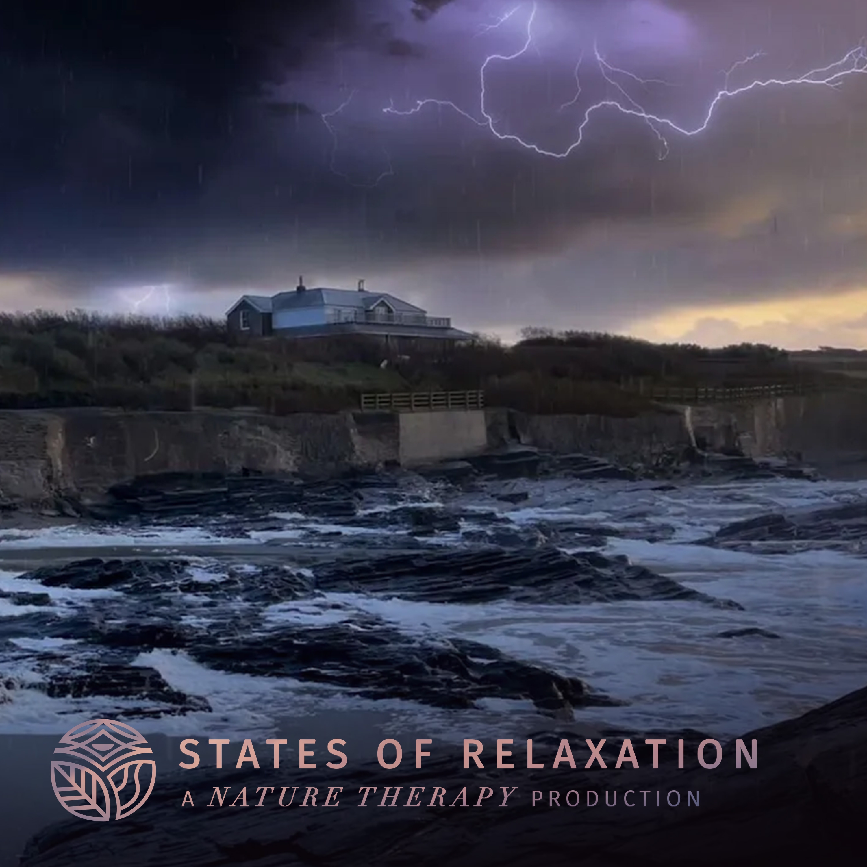 S2 E7: Ocean Thunderstorm Sounds & Lightning at the Beach | Ocean Waves & Thunderstorm Sounds for Sleep episode artwork
