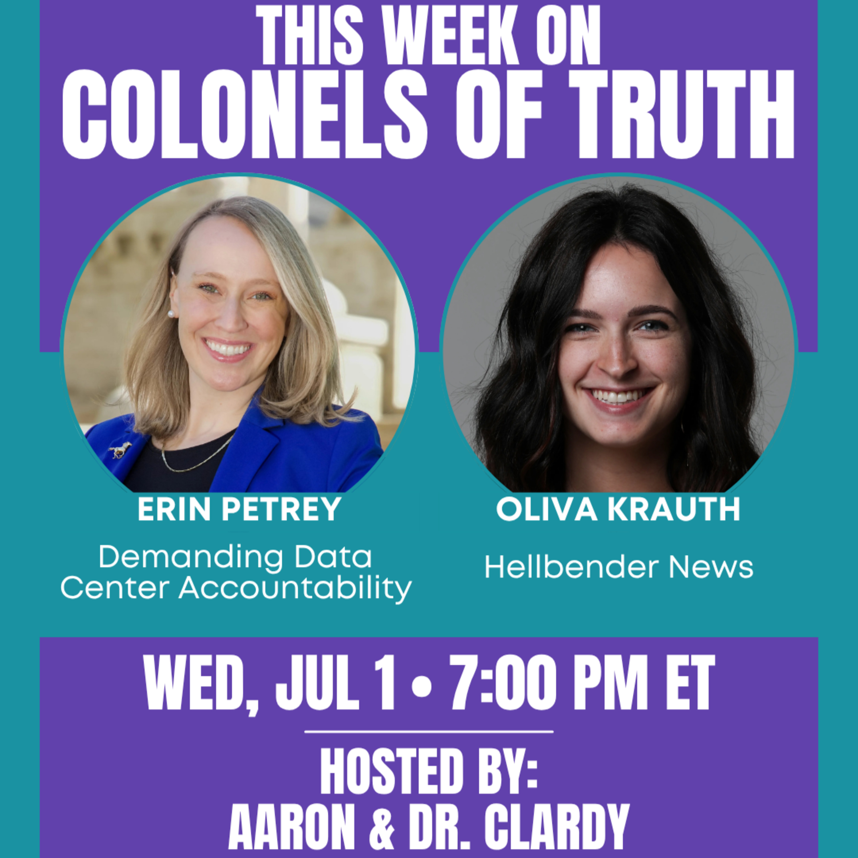 Data Centers of the Political Universe w/Olivia Krauth & Erin Petrey #ColonelsOfTruth Ep. 265 episode artwork