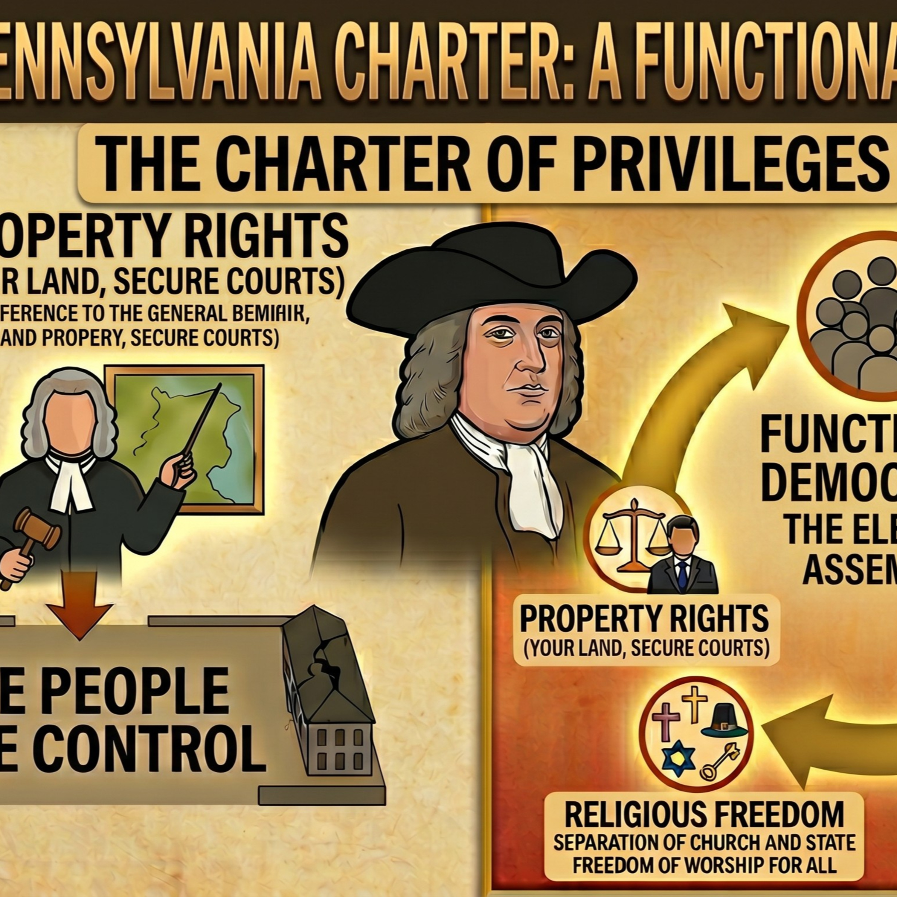 The 1701 Pennsylvania Charter of Privileges Explained | Historical Context episode artwork