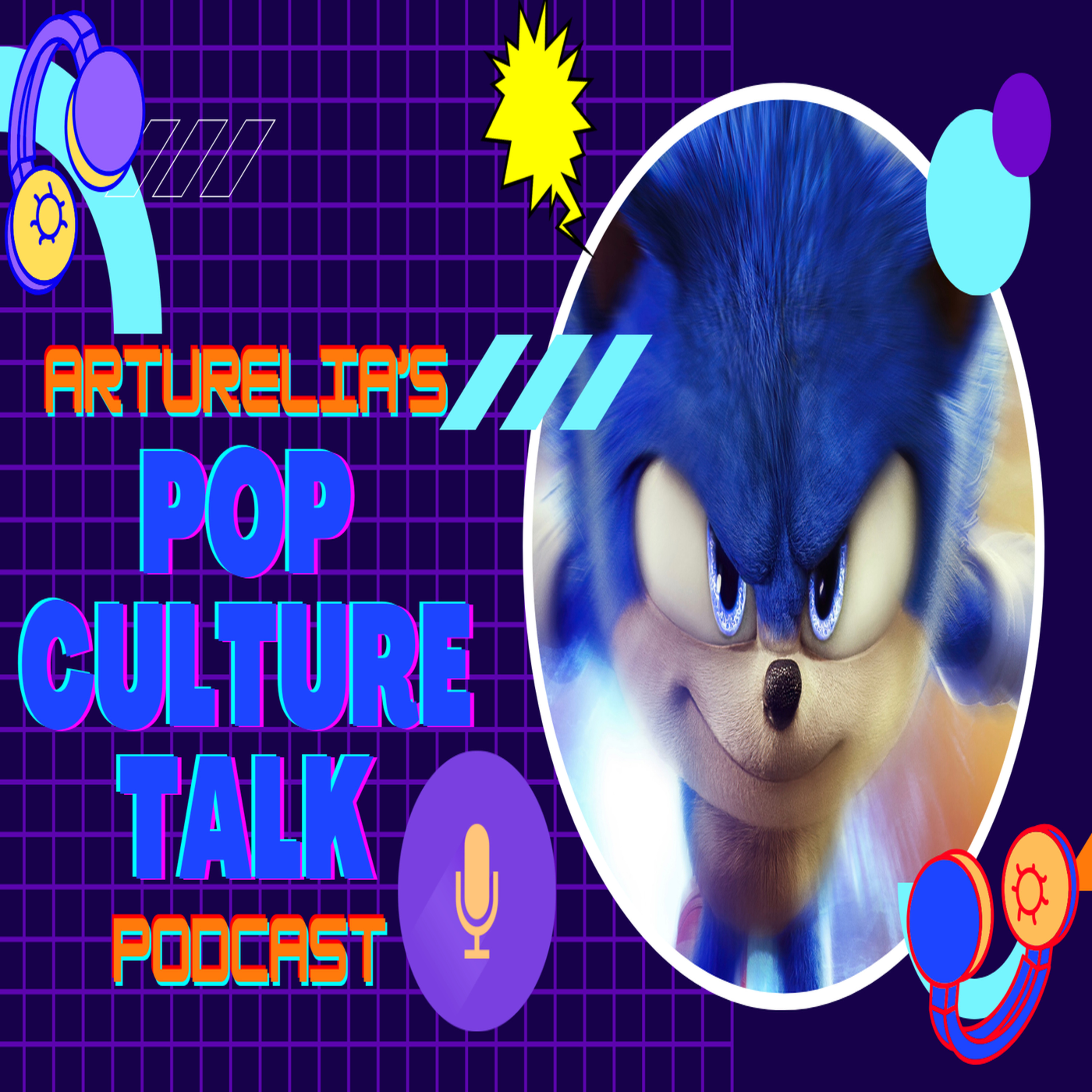 Pop Culture Talk Podcast - Sonic the Hedgehog Film Discussion episode artwork