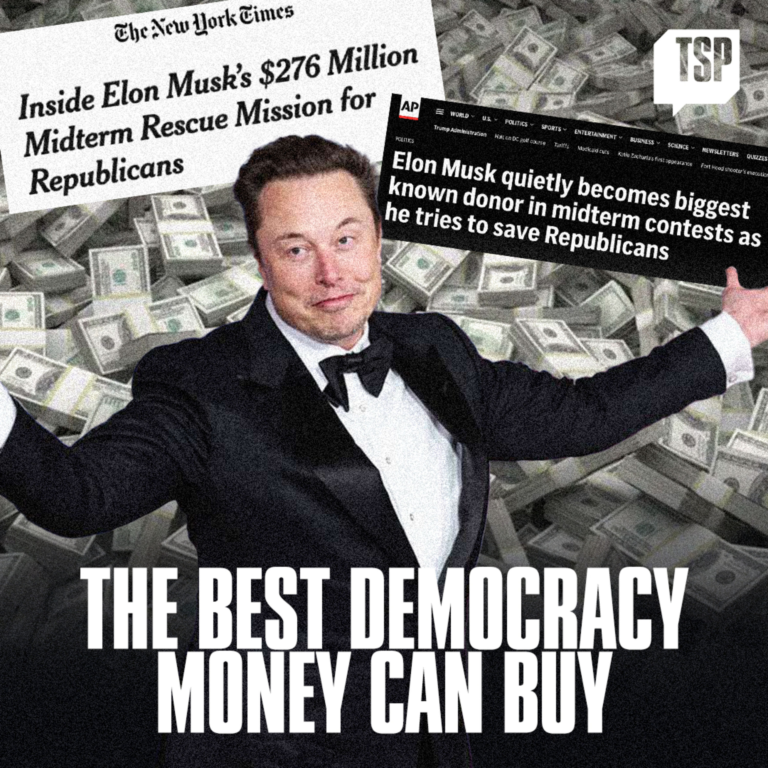Musk Spends $300 Million On Midterms: How Plutocrats Rule America