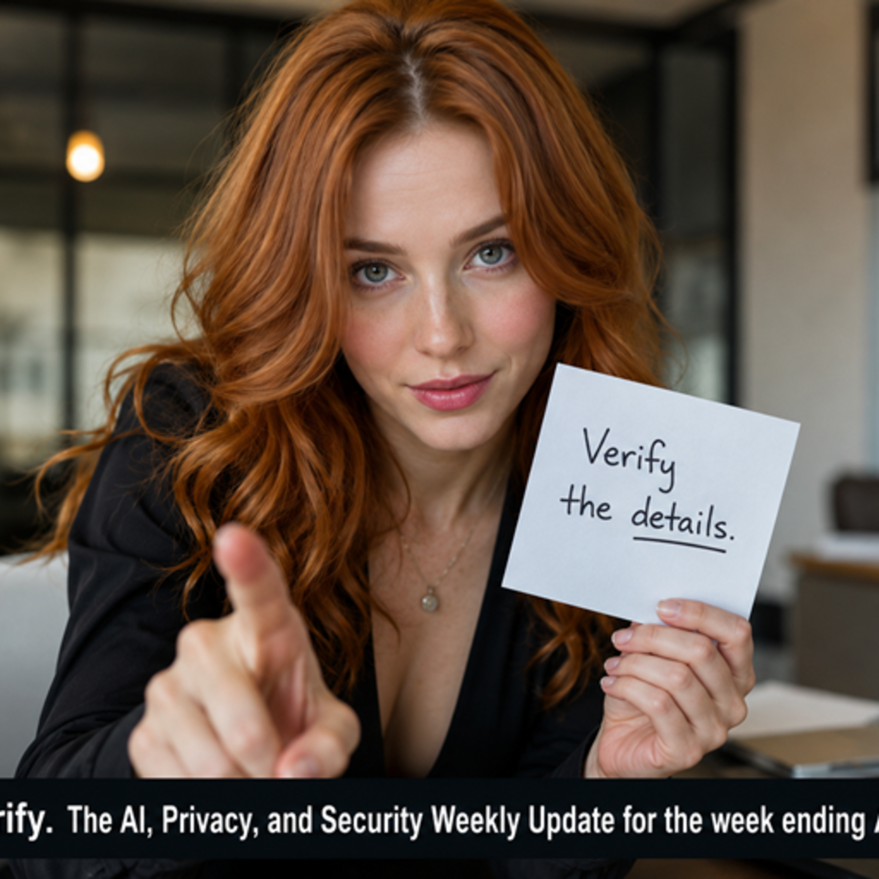 EP 304 . Deep Dive. Verify. The AI, Privacy and Security Weekly Update for the Week Ending August 11th., 2026 episode artwork