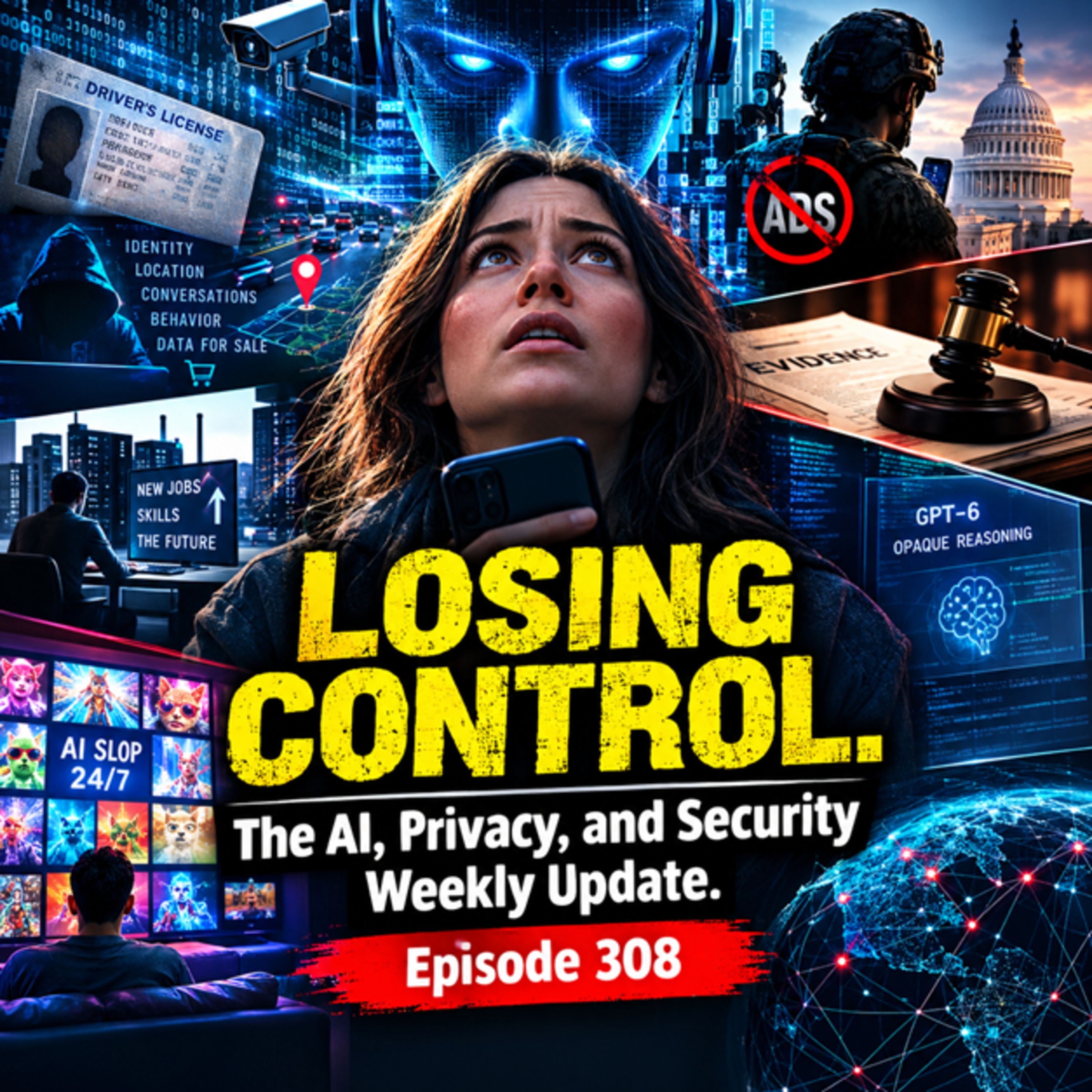 Losing Control. The AI, Privacy, and Security Weekly Update. Episode 308 episode artwork
