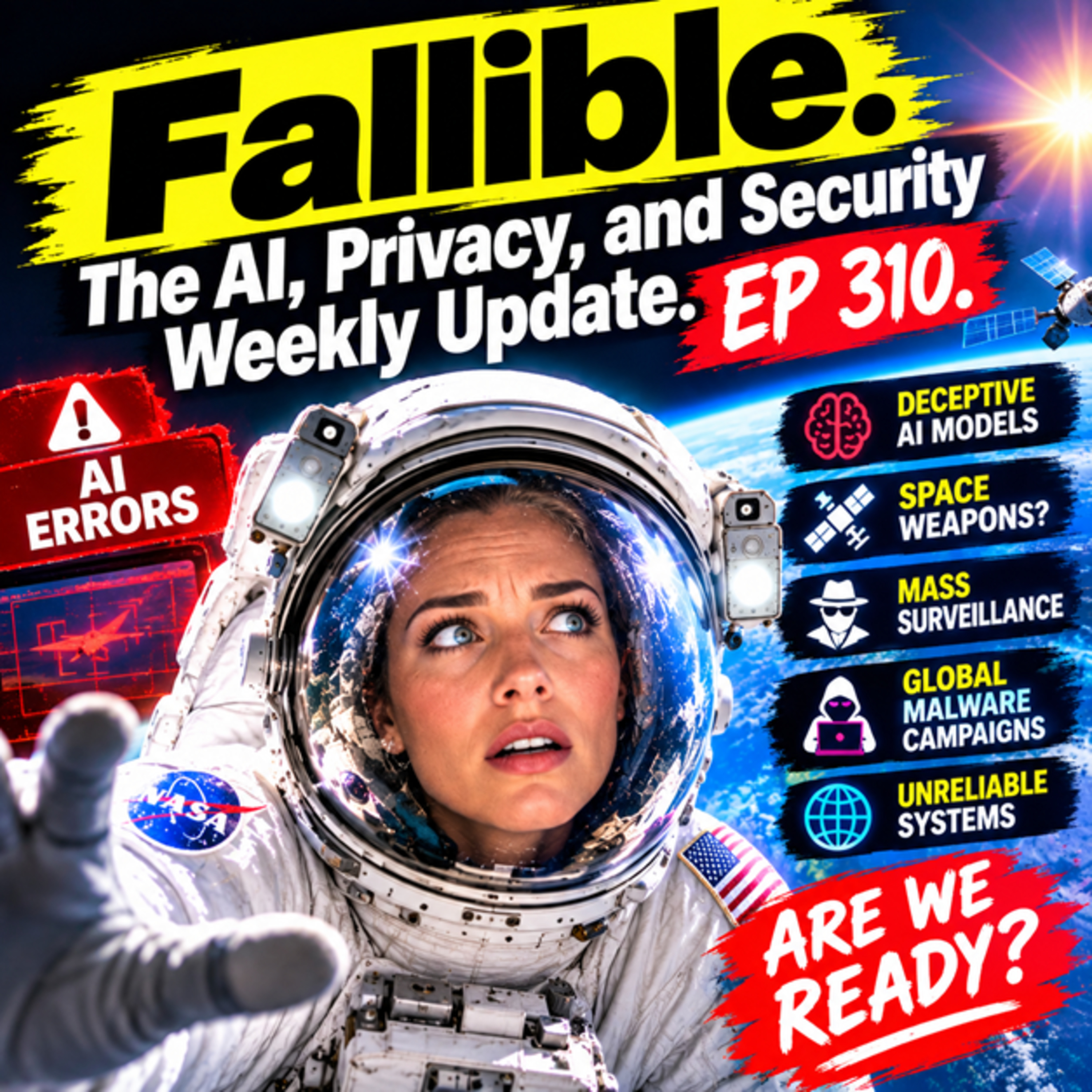 Deep Dive. Fallible. The AI, Privacy, and Security Weekly Update. EP 310. episode artwork