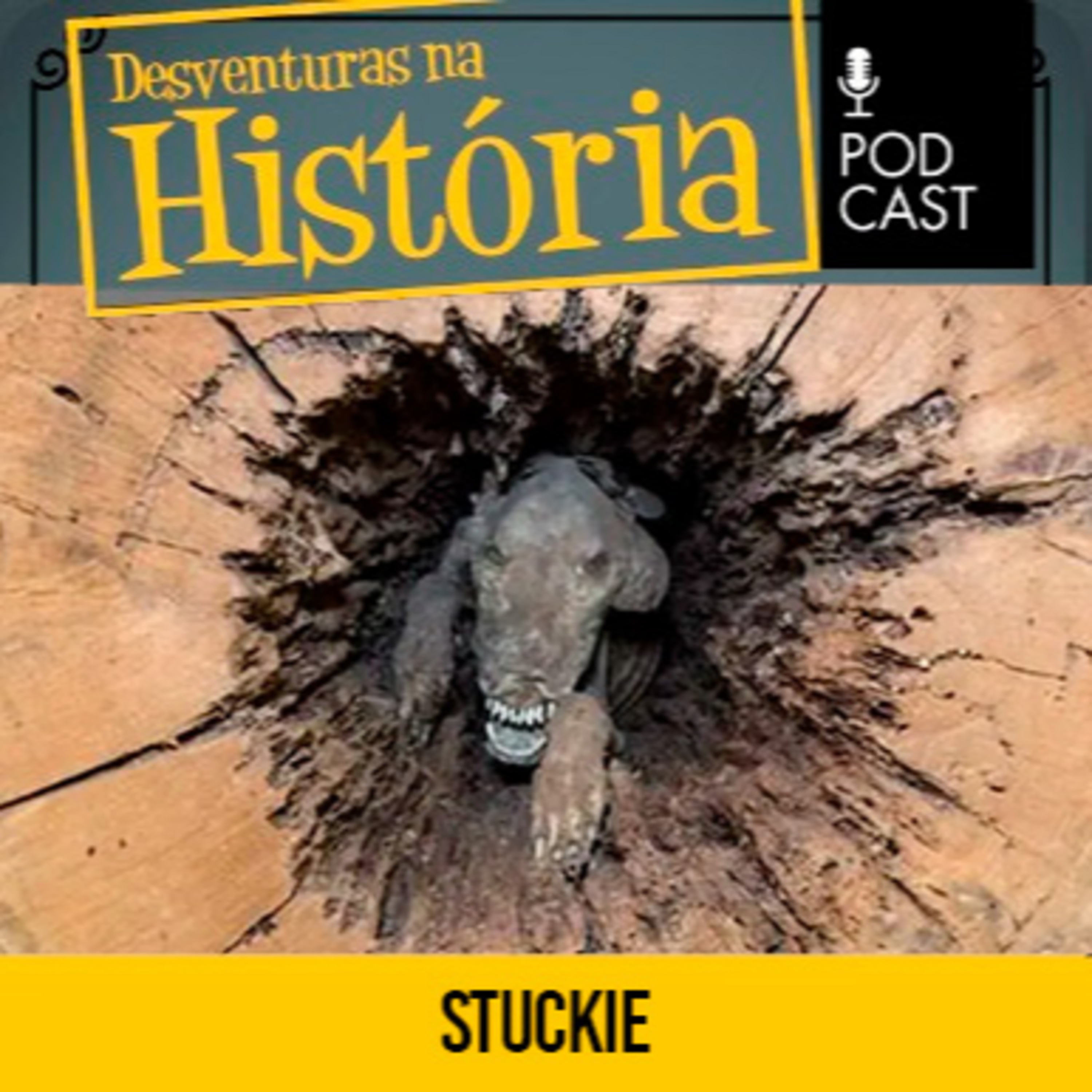 #180 Desventuras na História: Stuckie, o cão que foi encontrado mumificado em árvore episode artwork