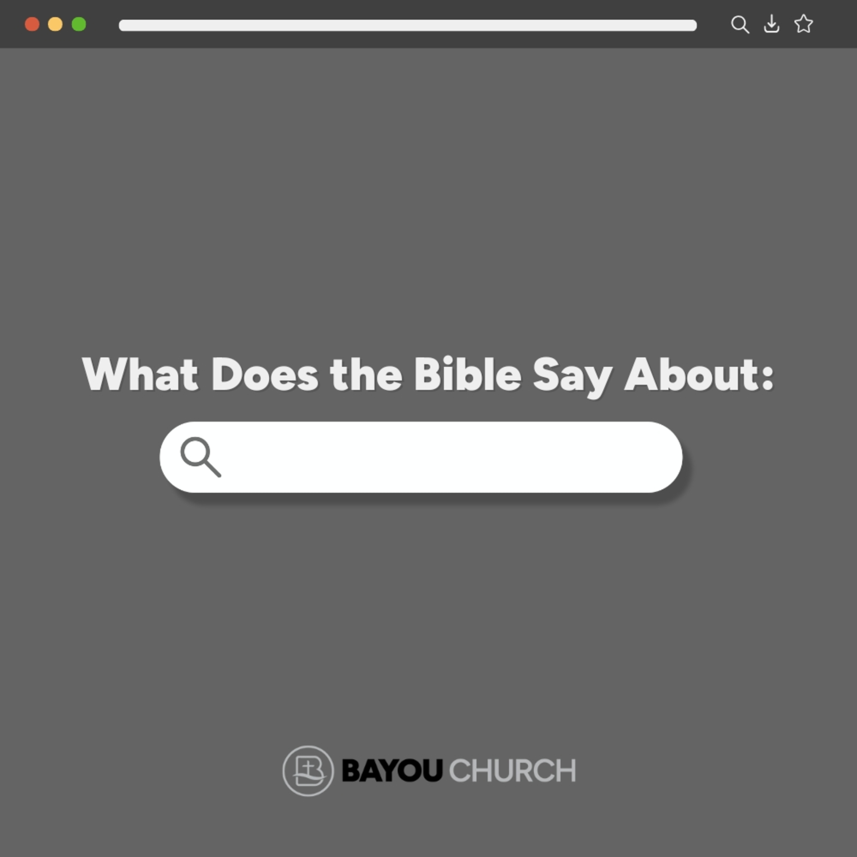 Biblical Community - Justus Froman | What Does The Bible Say About: Biblical Community - Justus Froman | What Does The Bible Say About: