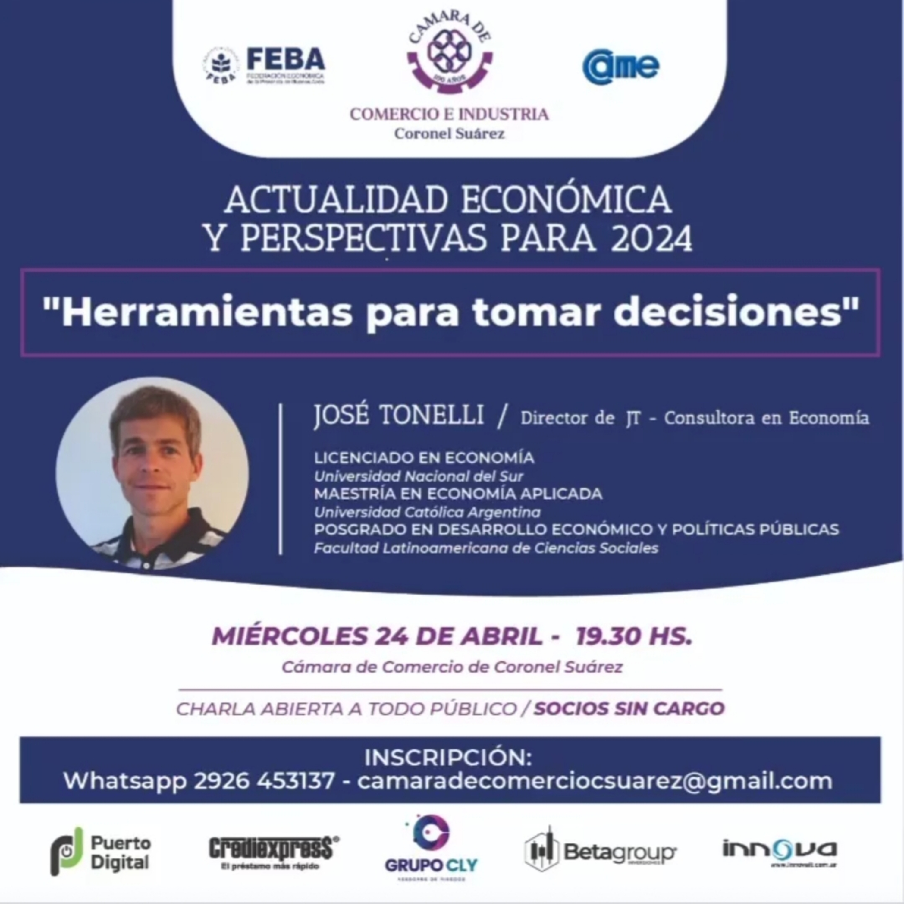 Charla "Herramientas para tomar decisiones". José Tonelli. episode artwork
