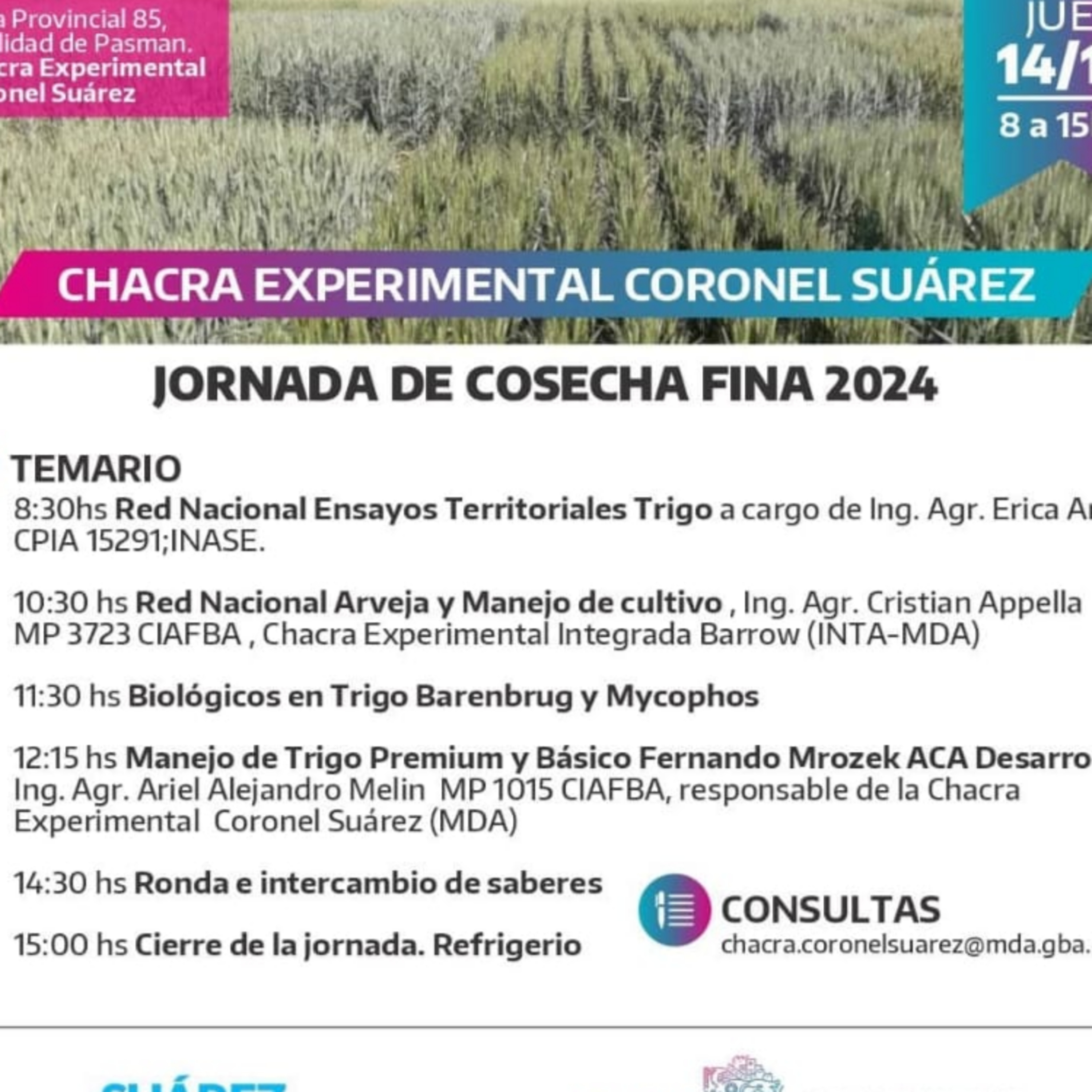 Jornada de Cosecha Fina 2024. Ariel Melin episode artwork