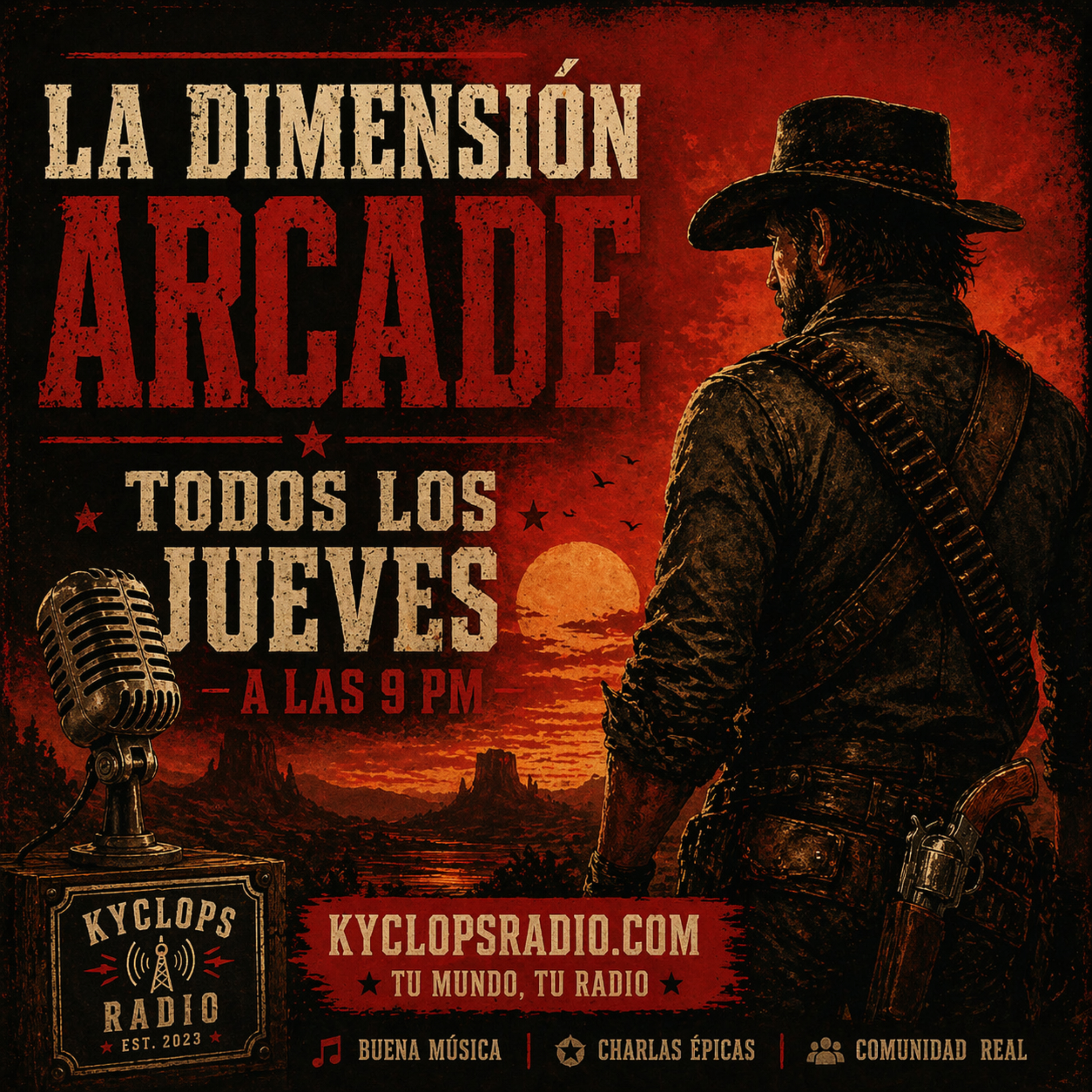 Póster del programa: La Dimensión Arcade