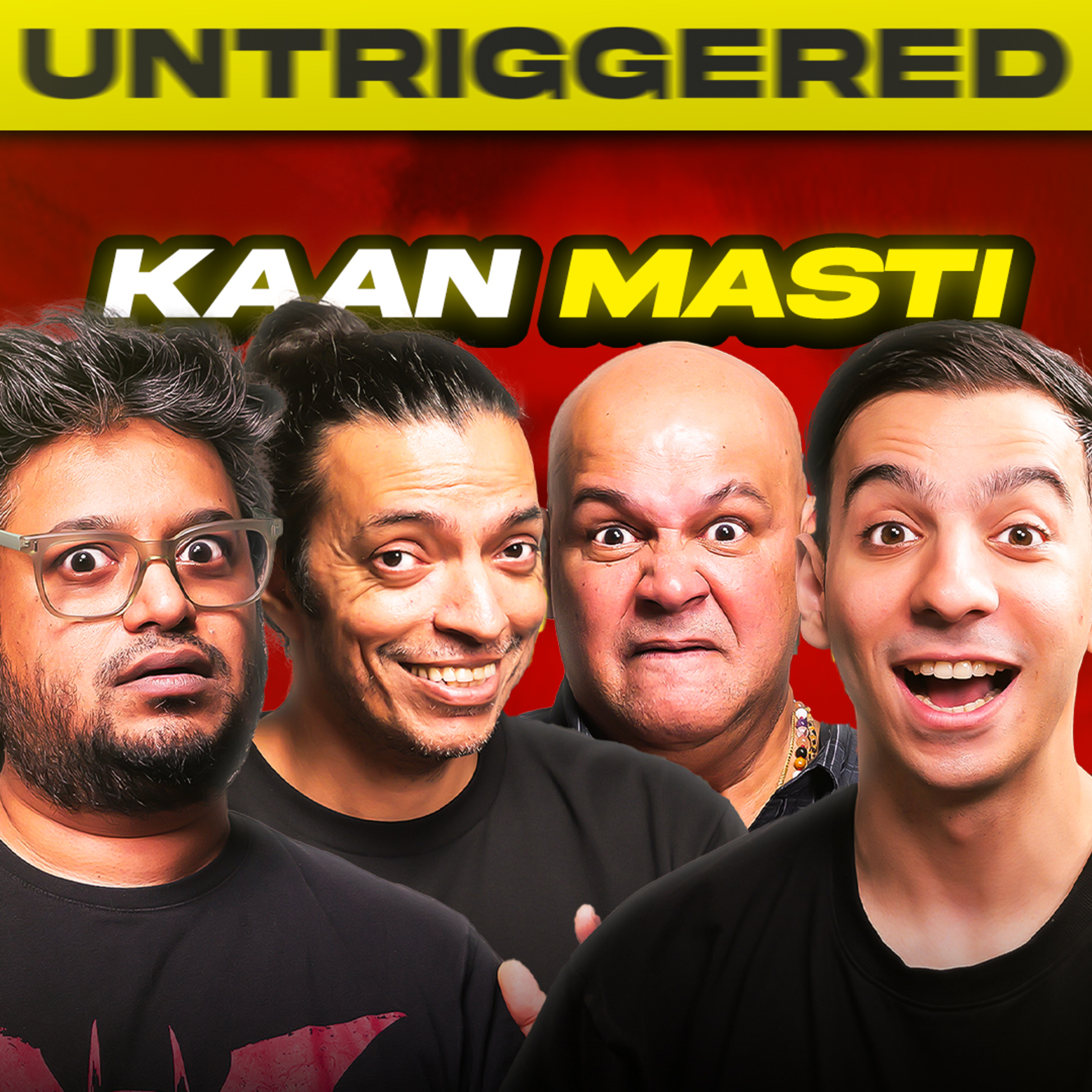 #193: UNHINGED LAUGH RIOT w/ KaanMasti (Hoezay, Suresh Menon & Cyril D'Abs)  episode artwork