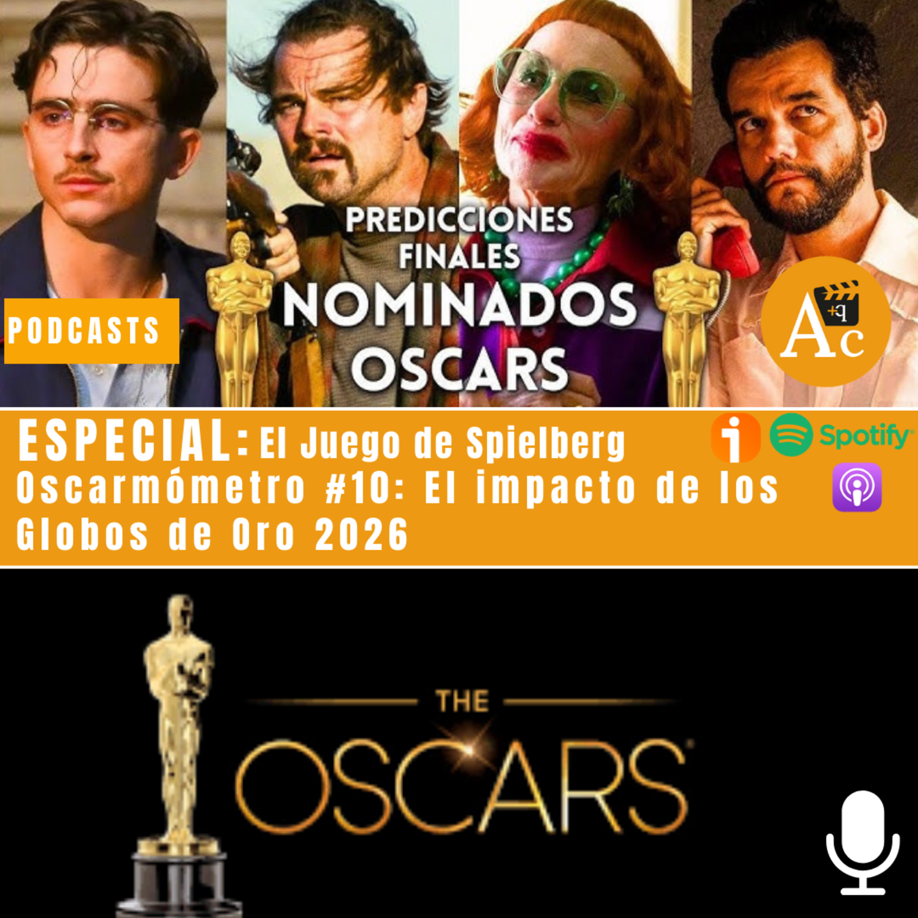 Oscarmómetro #11: Predicciones finales nominaciones Oscar 2026 episode artwork