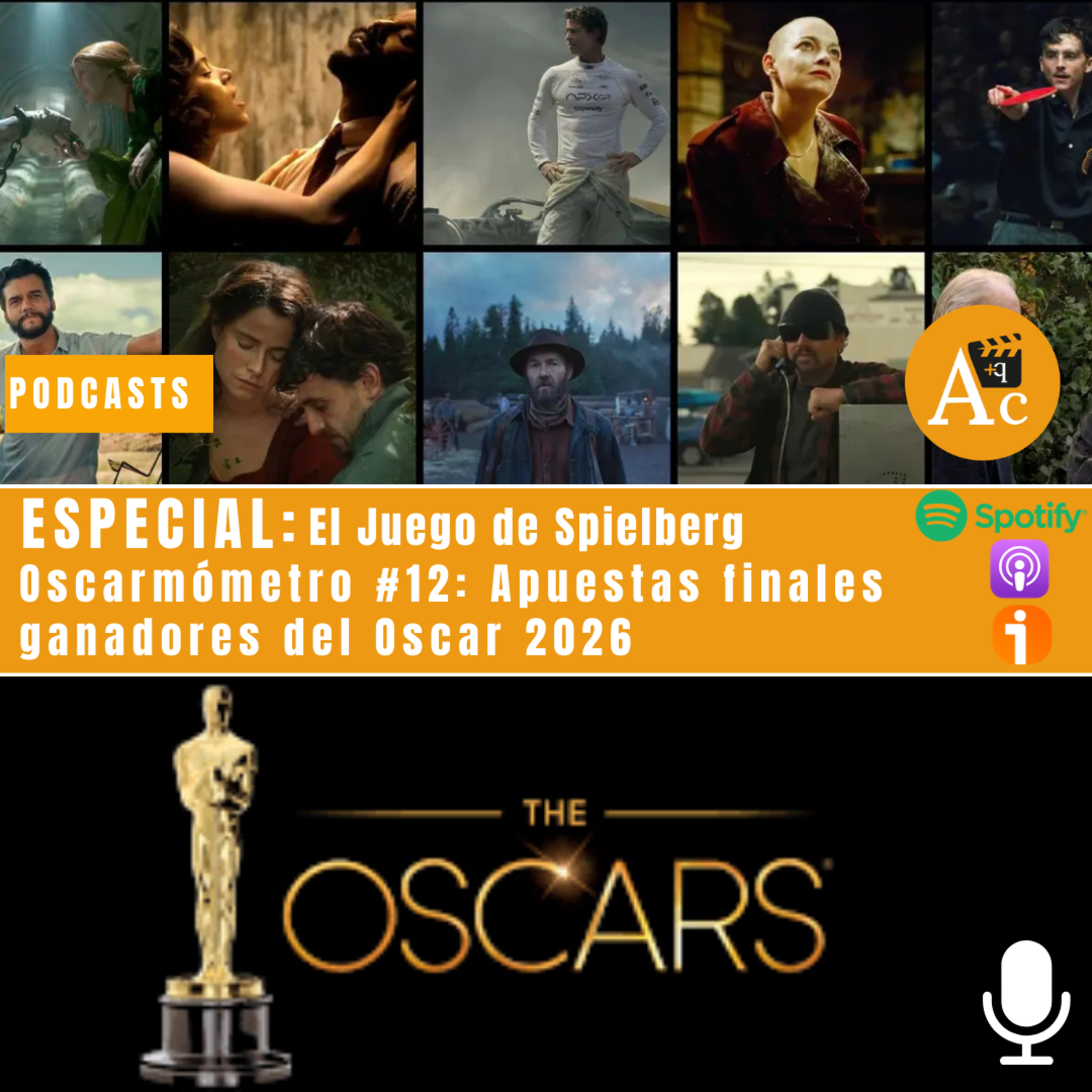 Oscarmómetro #12: Apuestas finales ganadores del Oscar 2026 episode artwork